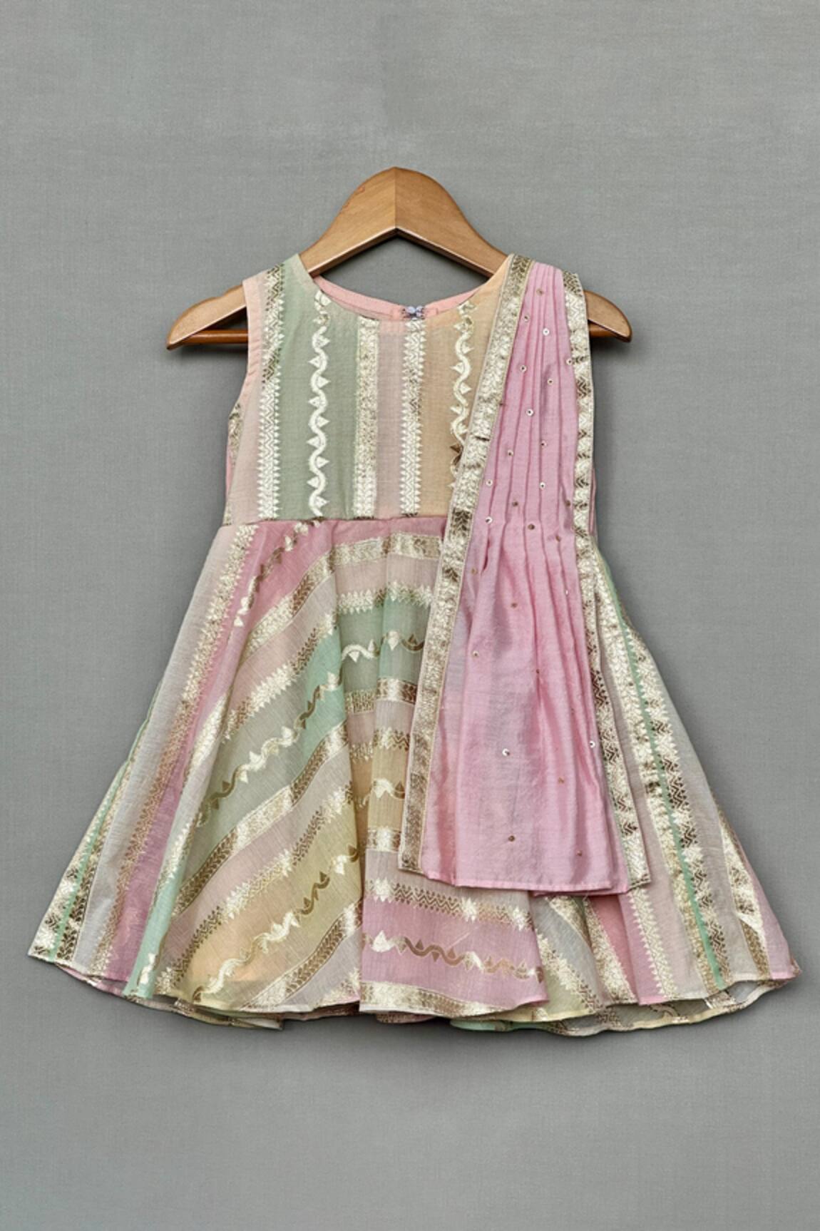 Label Neeti Stripe Pattern Kurta 