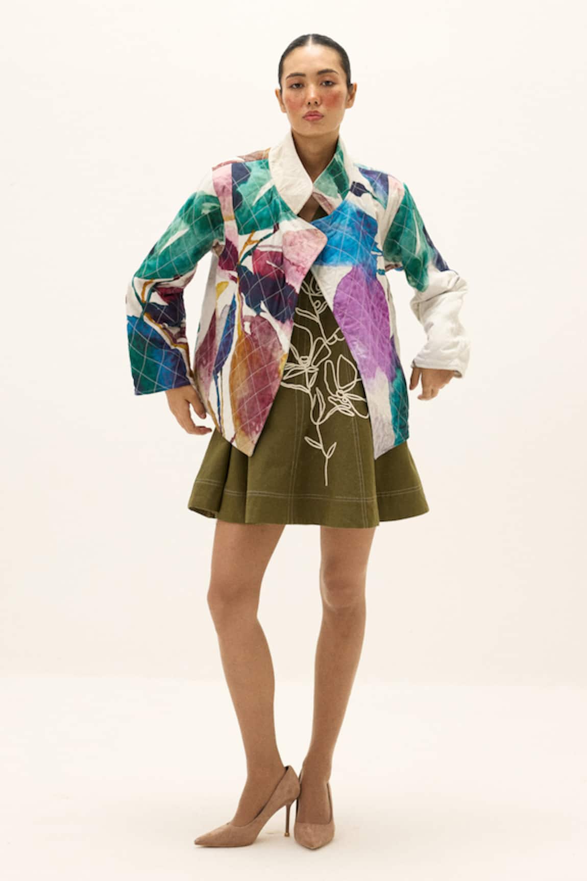 Kharakapas Pangong Cotton Printed Jacket