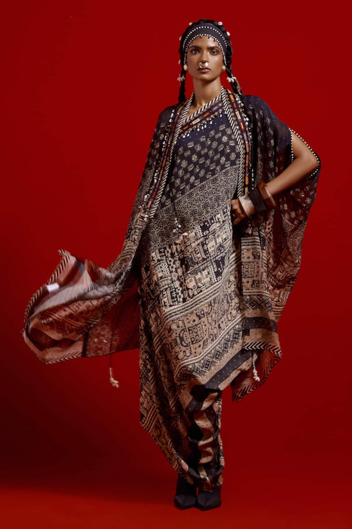 Aseem Kapoor Ritu Midi Jacket Kaftan & Dress Set