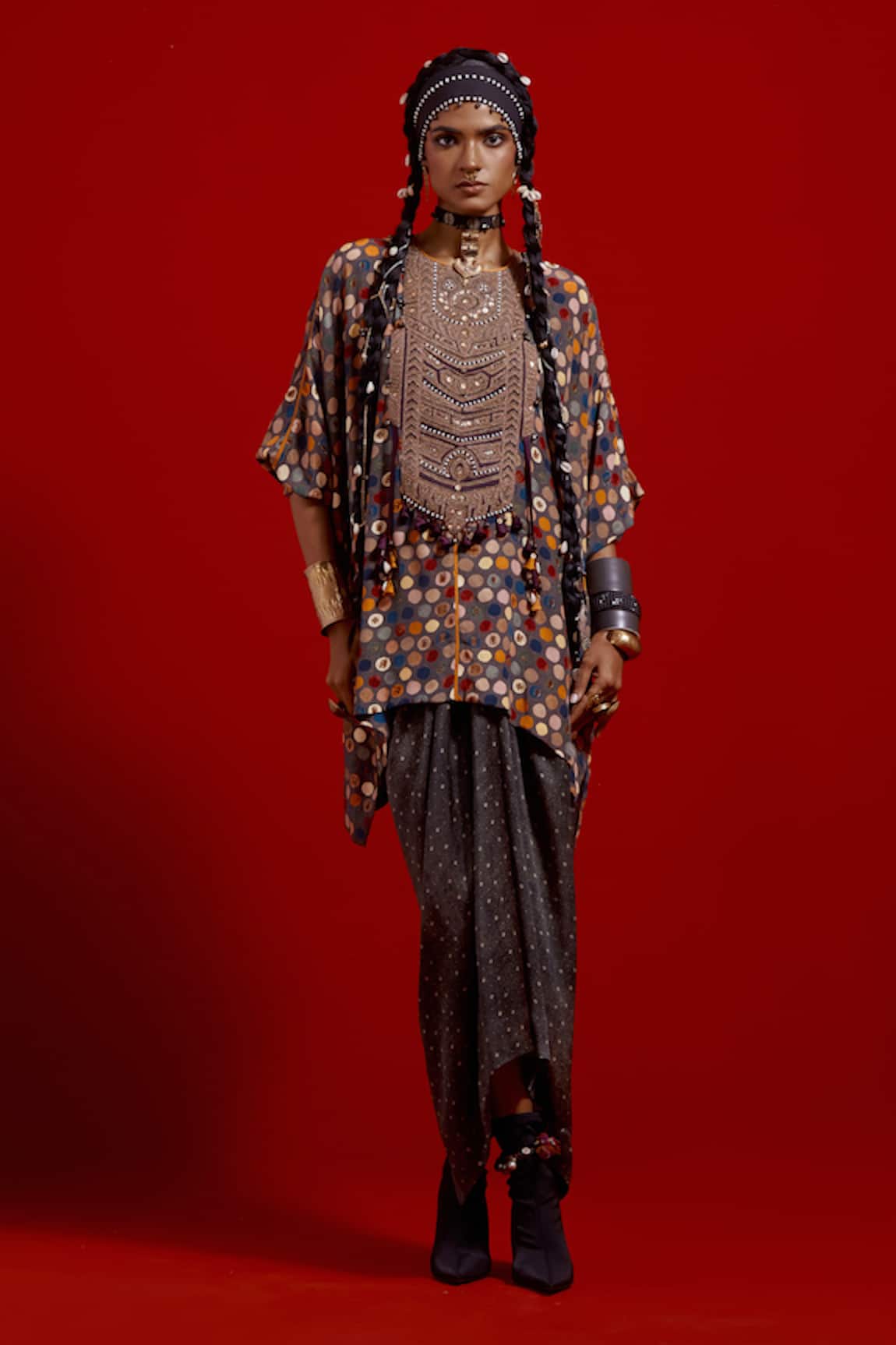 Aseem Kapoor Kuru Trapeze Kurta & Skirt Set