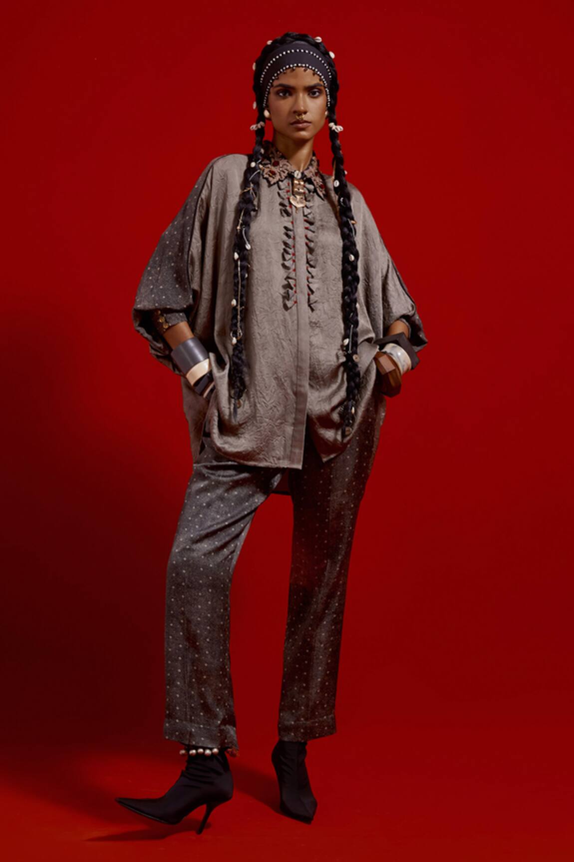 Aseem Kapoor Mandala Textured Shirt & Pant Set