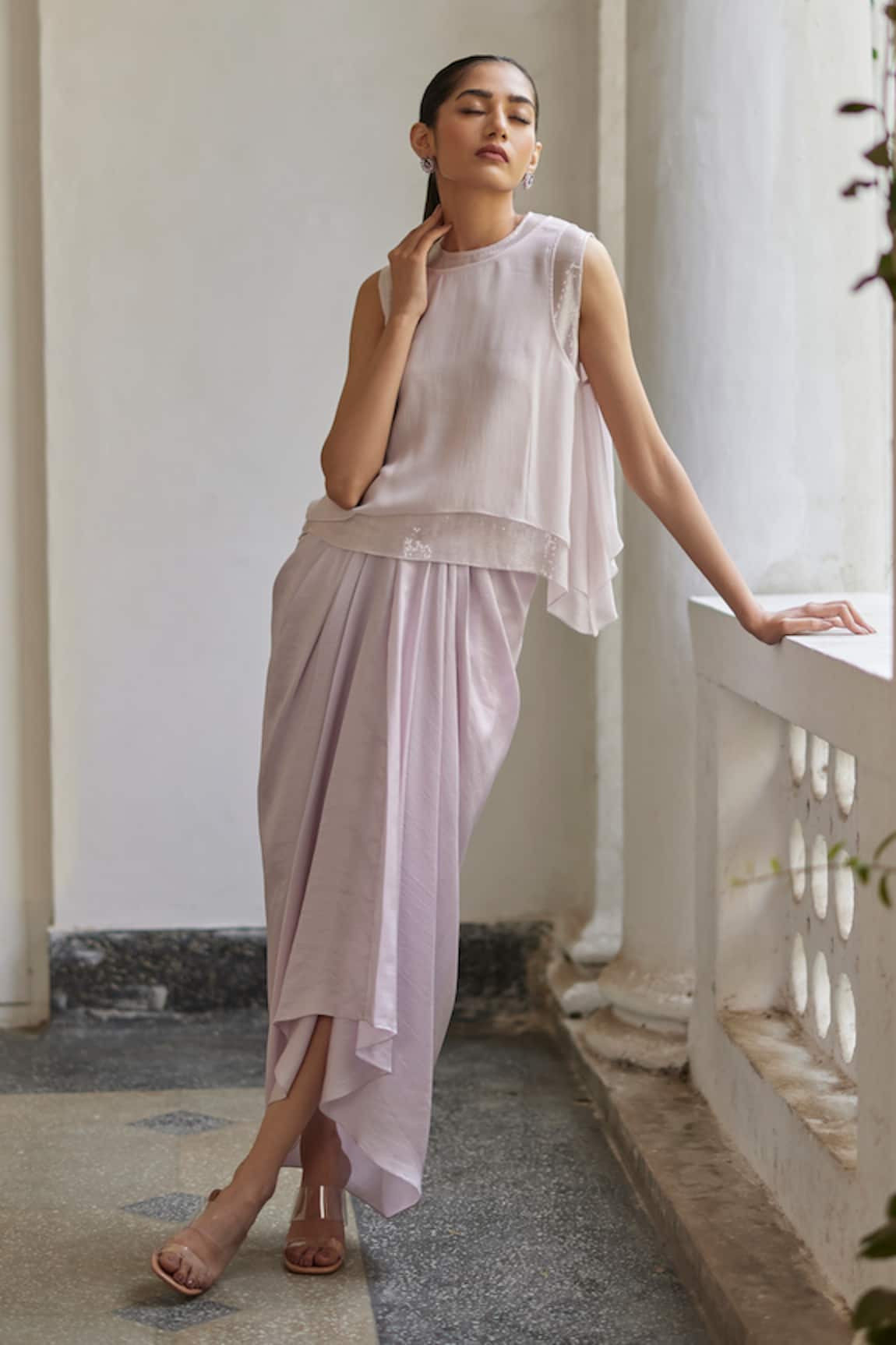 Betrue Lilac Sequins Top 