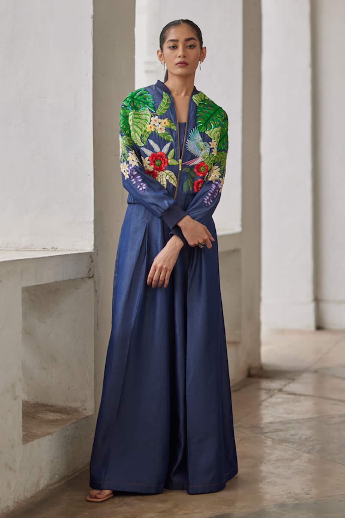 Betrue Denim Buda Embroidered Jacket