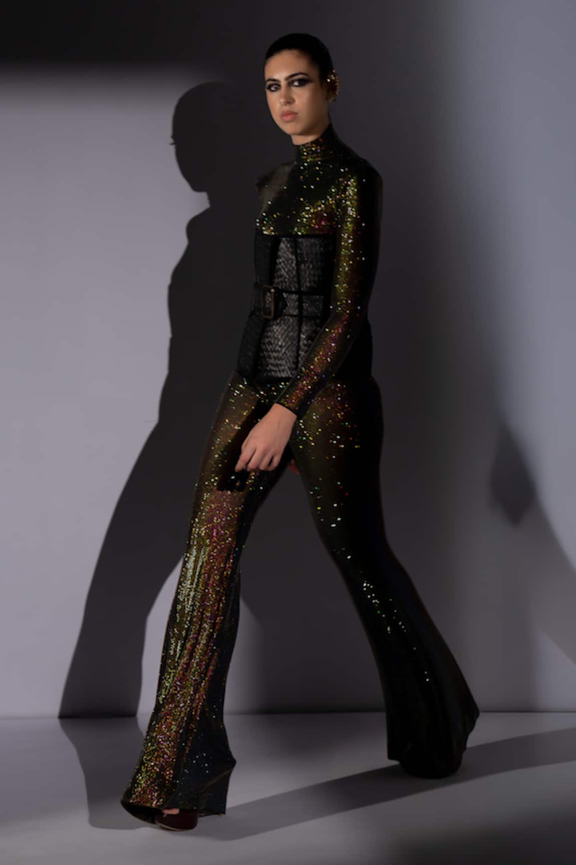 Nikita Mhaisalkar Rattan Corset With Belt