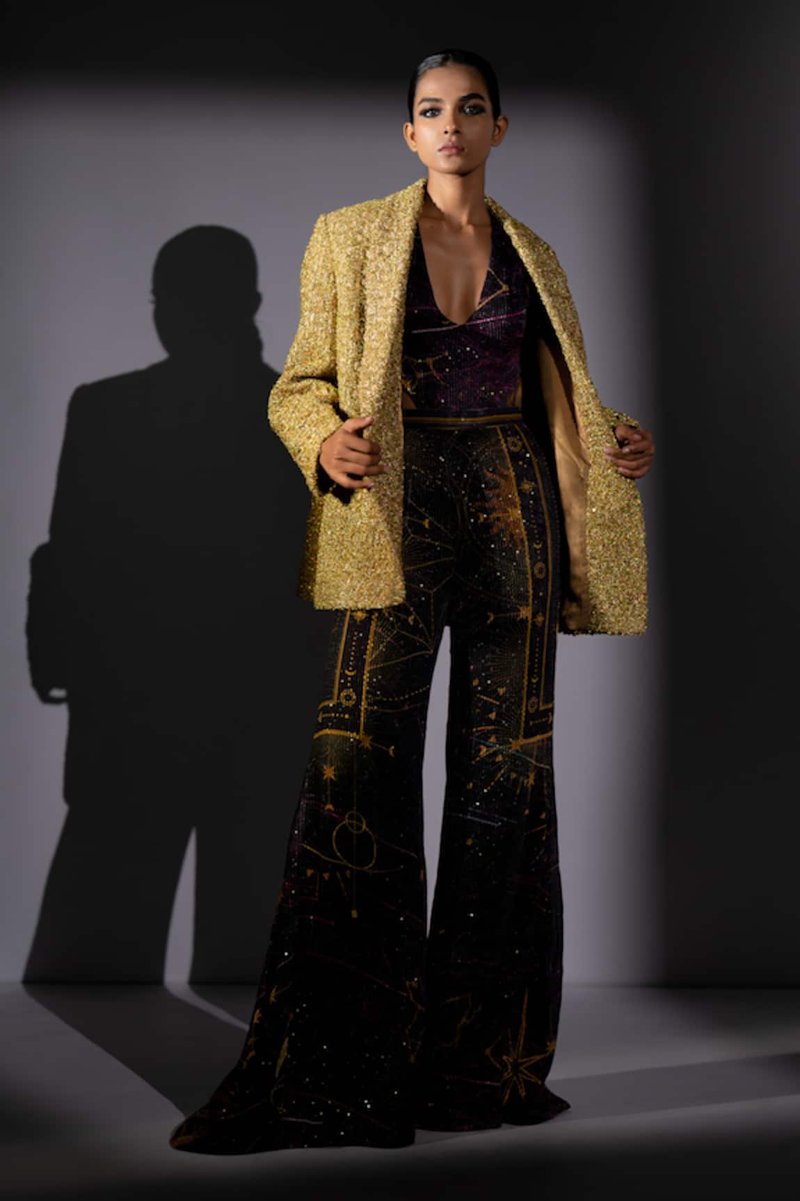 Nikita Mhaisalkar Tweed Textured Blazer