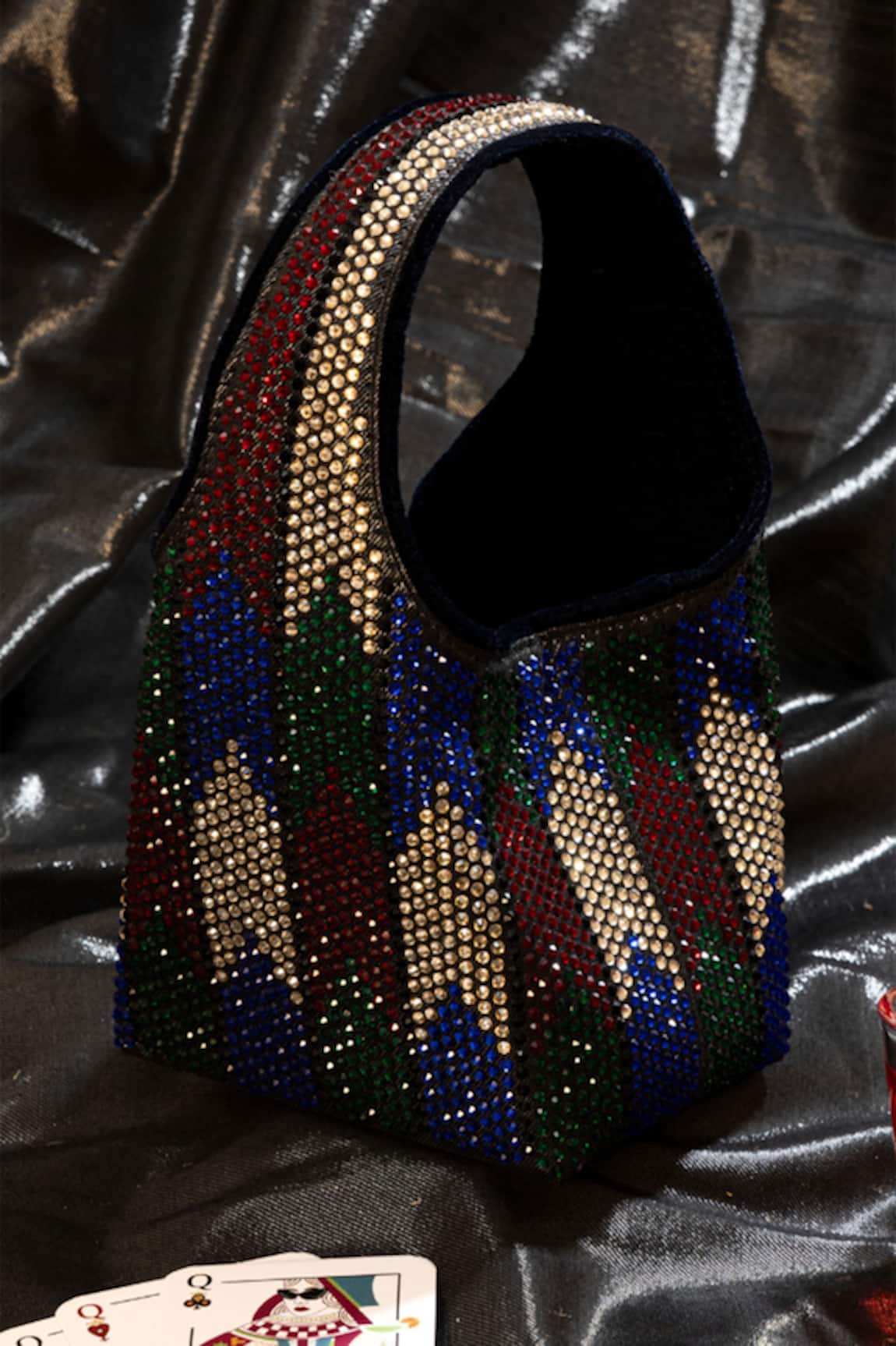 ETCETERA Paris Petite Chevron Party Bag