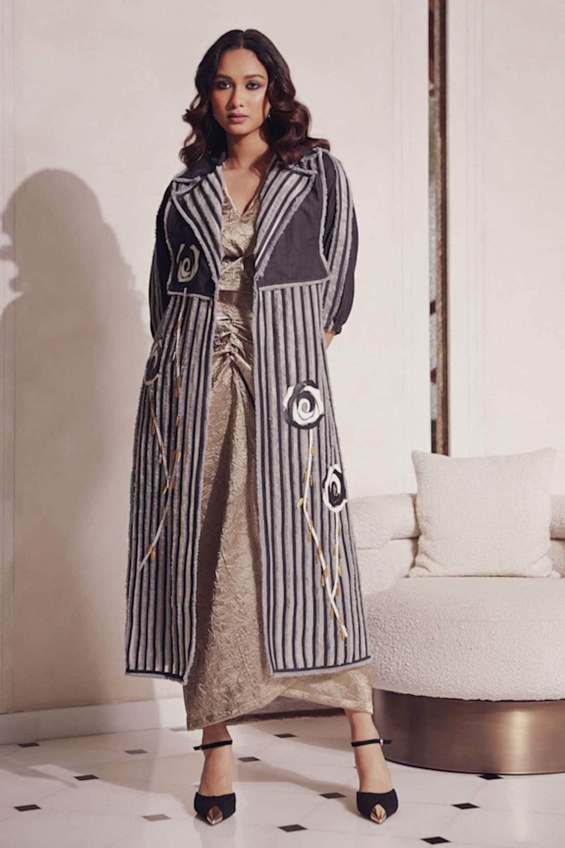 Devina Juneja Rosa Long Jacket 