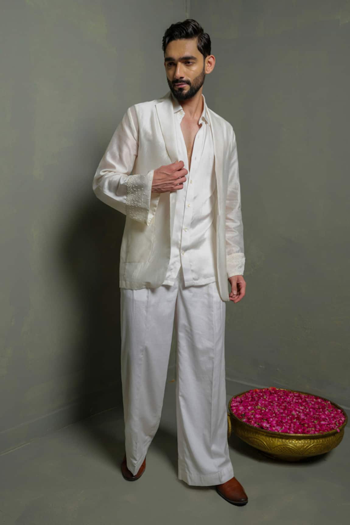 Runit Gupta Blazer Bling Set