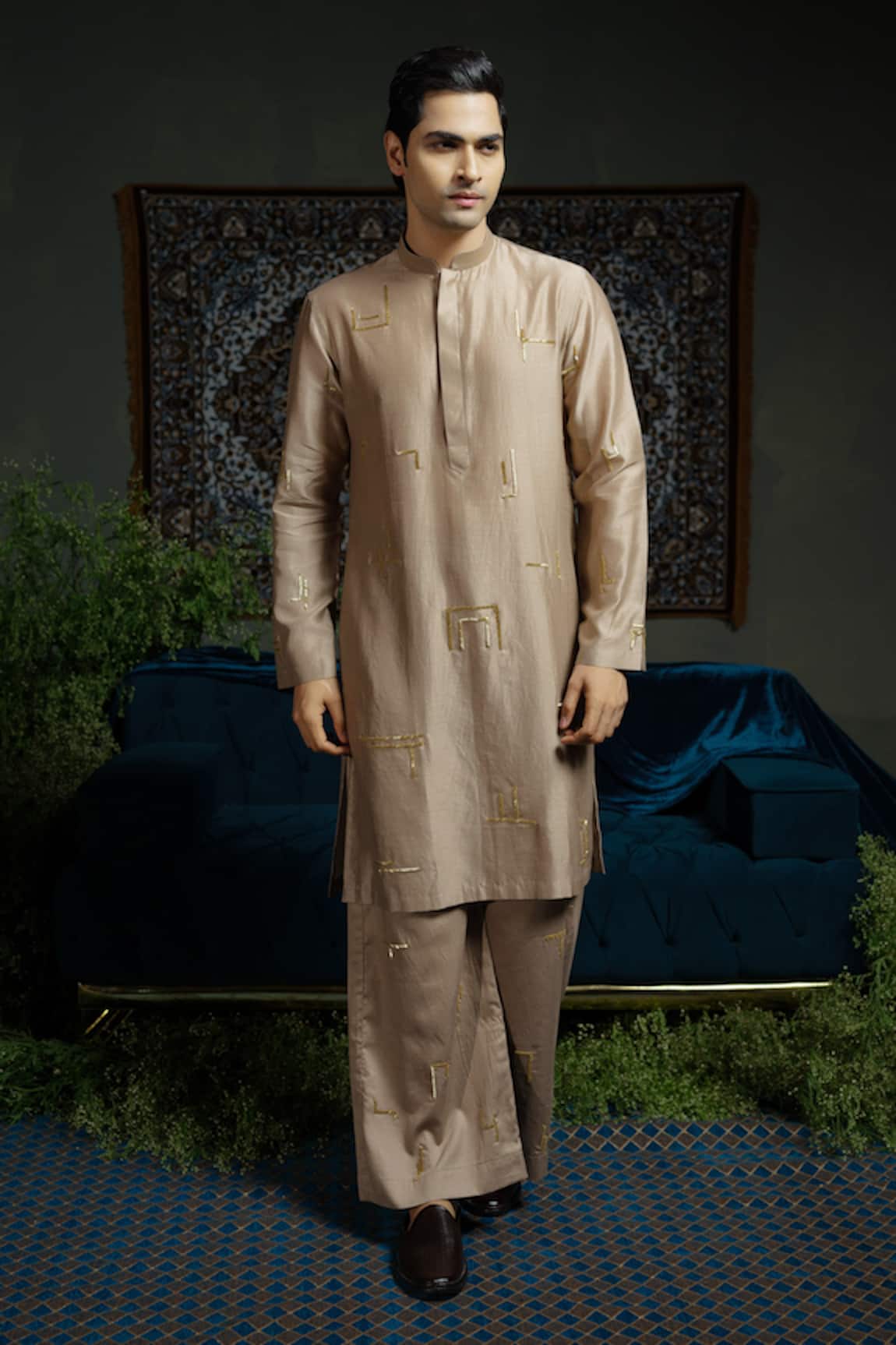 Runit Gupta Embroidered Kurta Set 