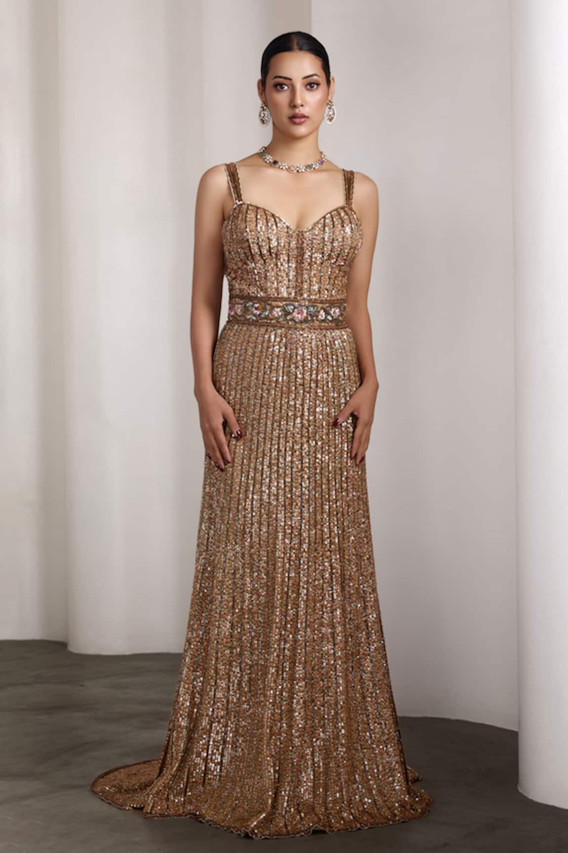 Rocky Star Embellished Gown