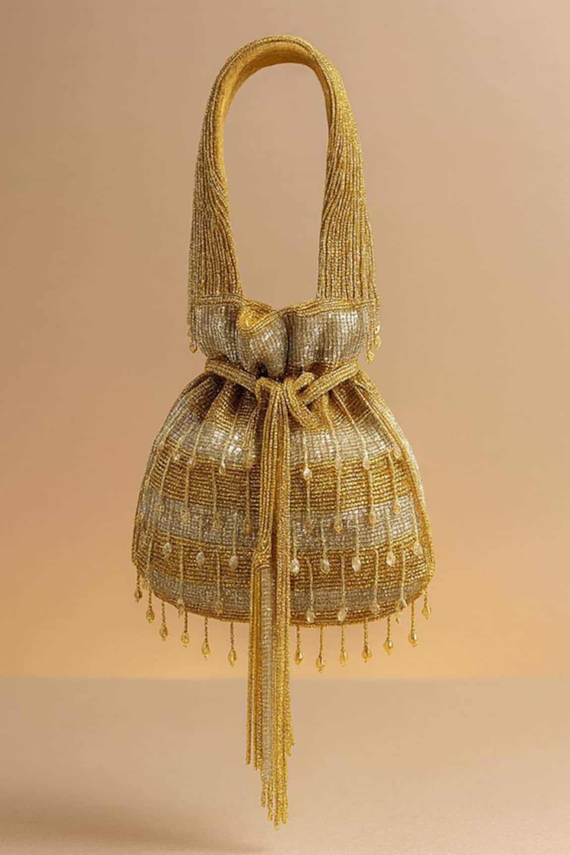 Tasna Stone Embellished Potli Bag 