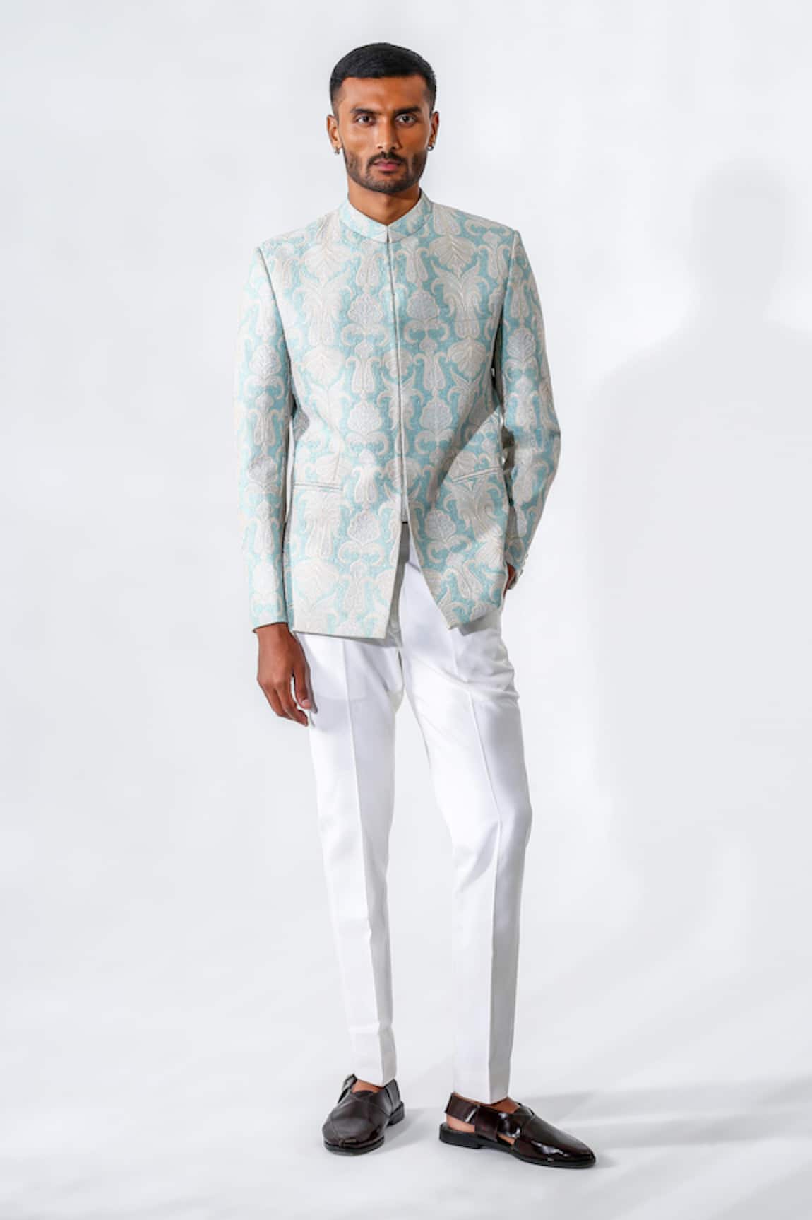 Chatenya Mittal Embroidered Bandhgala & Pant Set