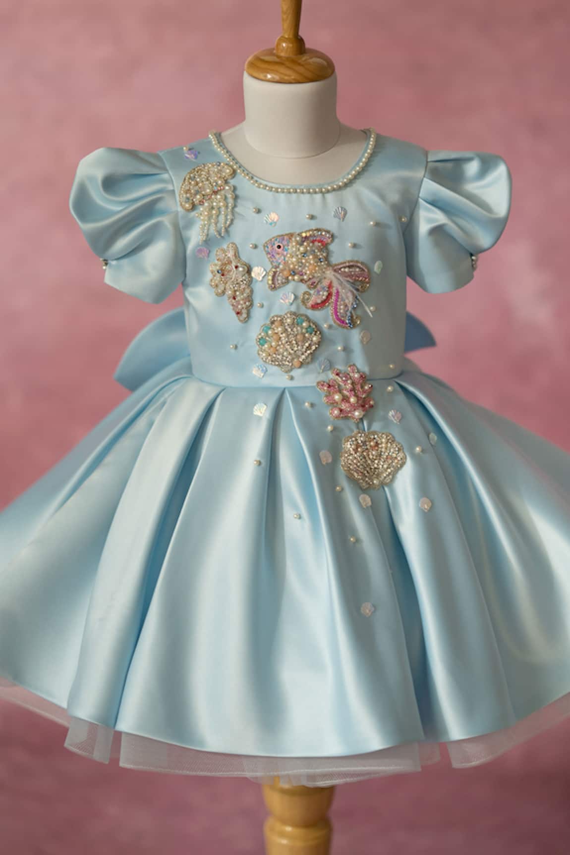 Ruchika Lath Label Under The Sea Theme Hand Embroidered Dress