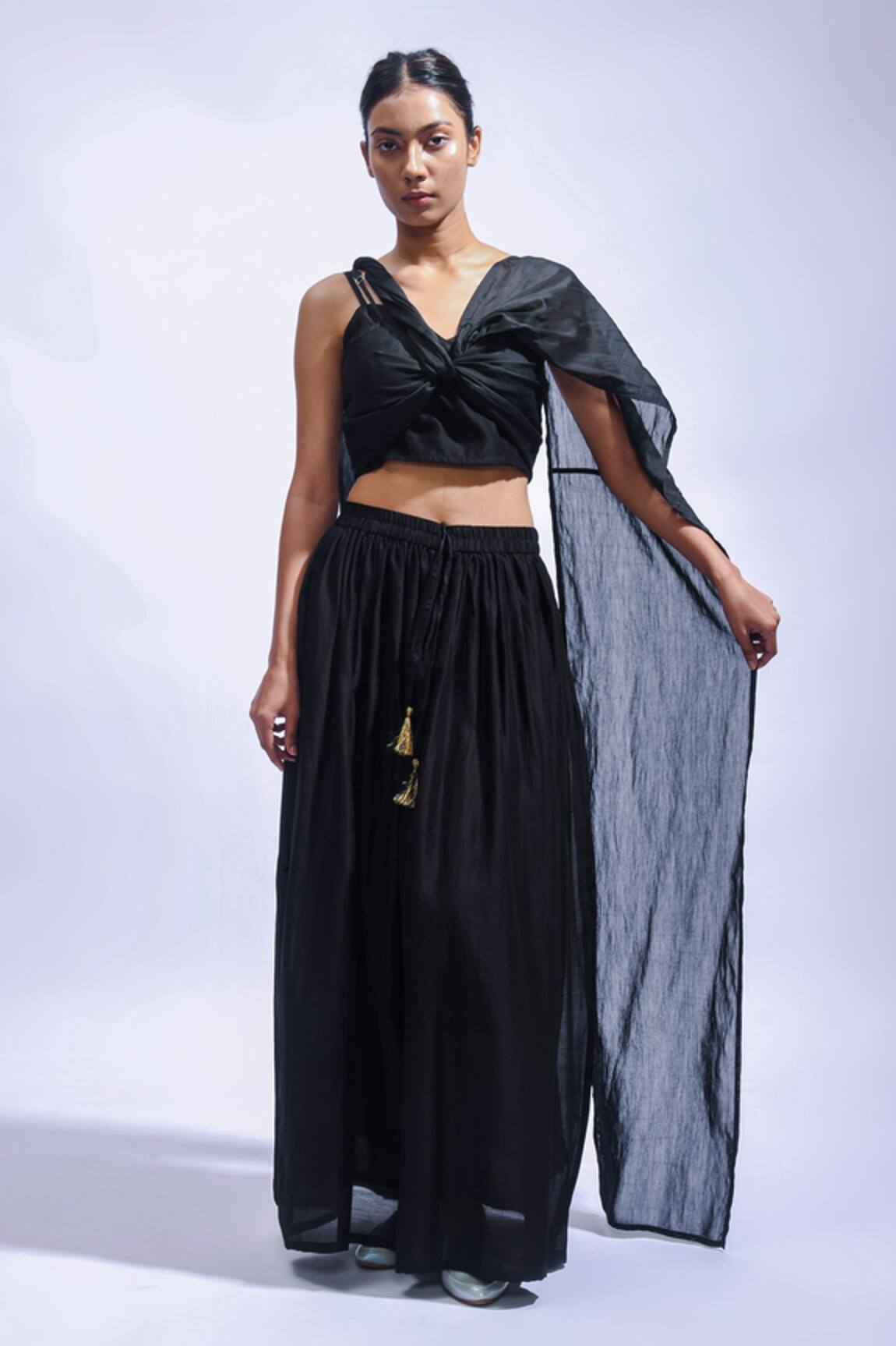 JAYATI GOENKA DIY Night Chanderi Silk Skirt Set