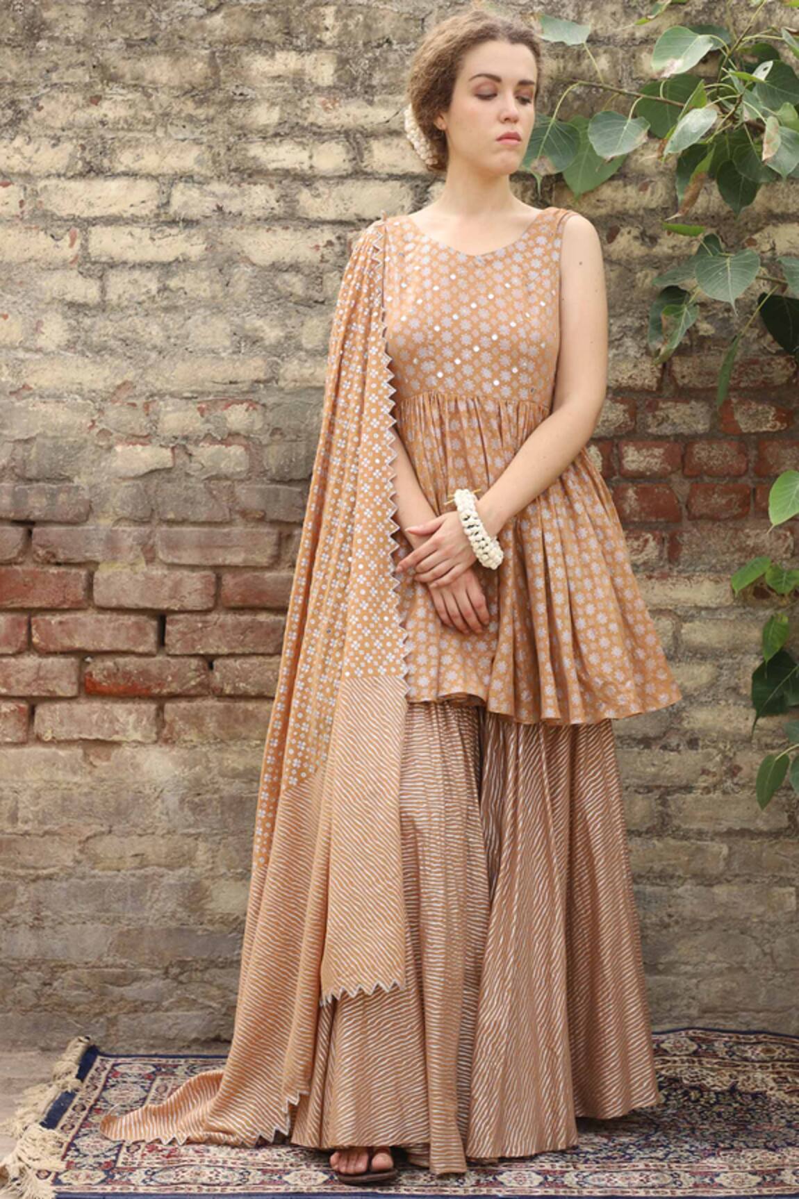 Seema Nanda Printed Kurta Sharara Set