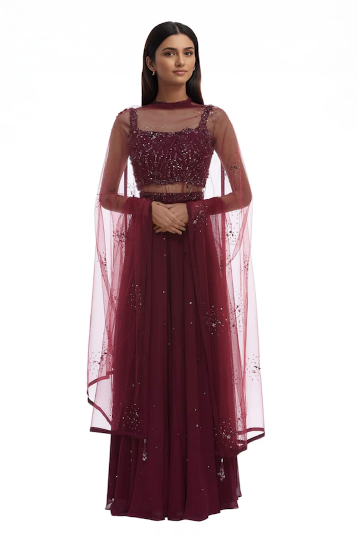 Pooja Peshoria Embellished Lehenga Set