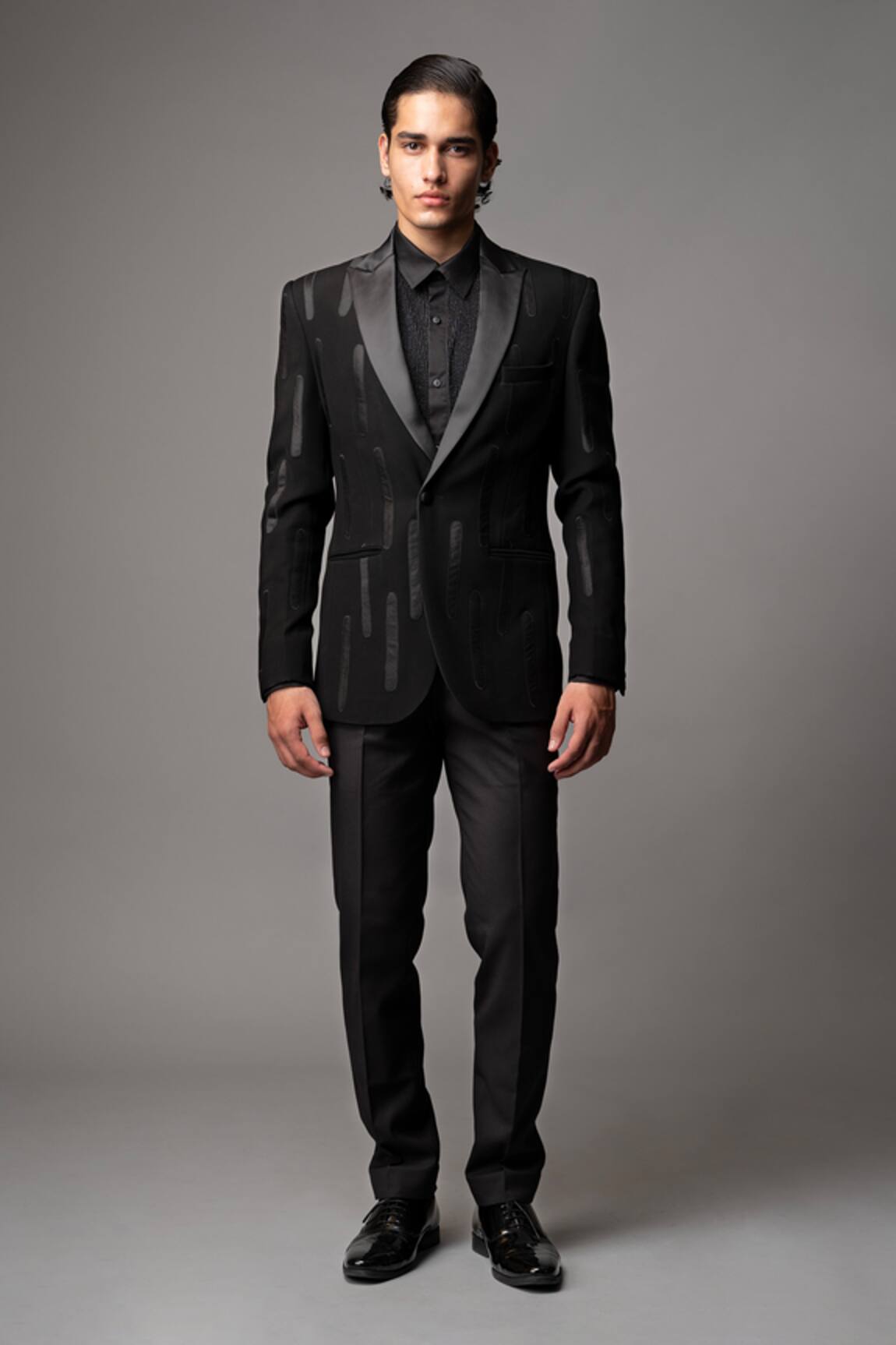 Vivek Patel Solen Embroidered Blazer & Trousers Set