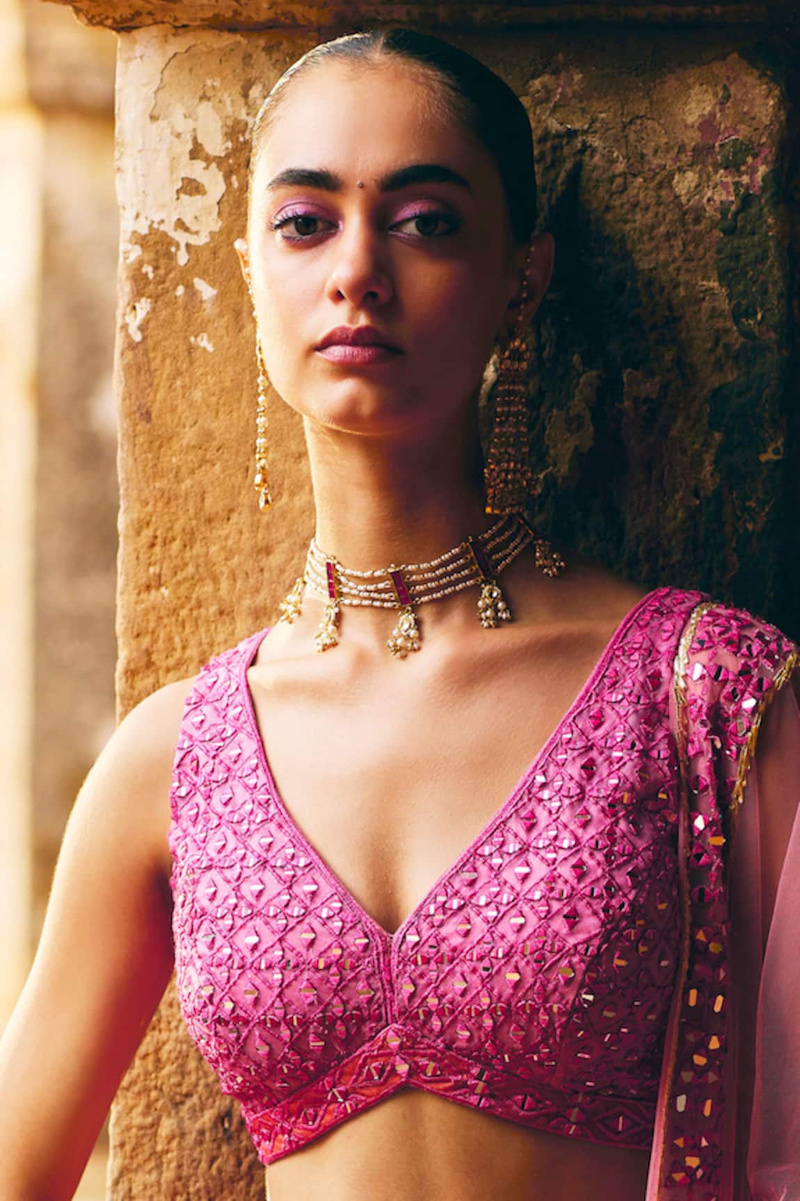 MAISARA JEWELRY Palaash Embellished Choker