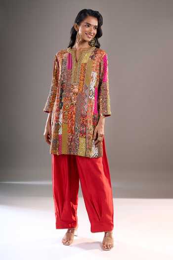 Debyani + CO Embroidered Kurta With Salwar 