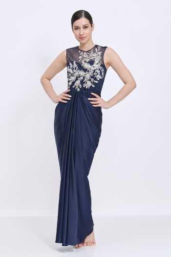 Dilnaz Windwept Daalis Draped Gown