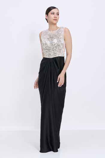 Dilnaz Windwept Daalis Draped Gown