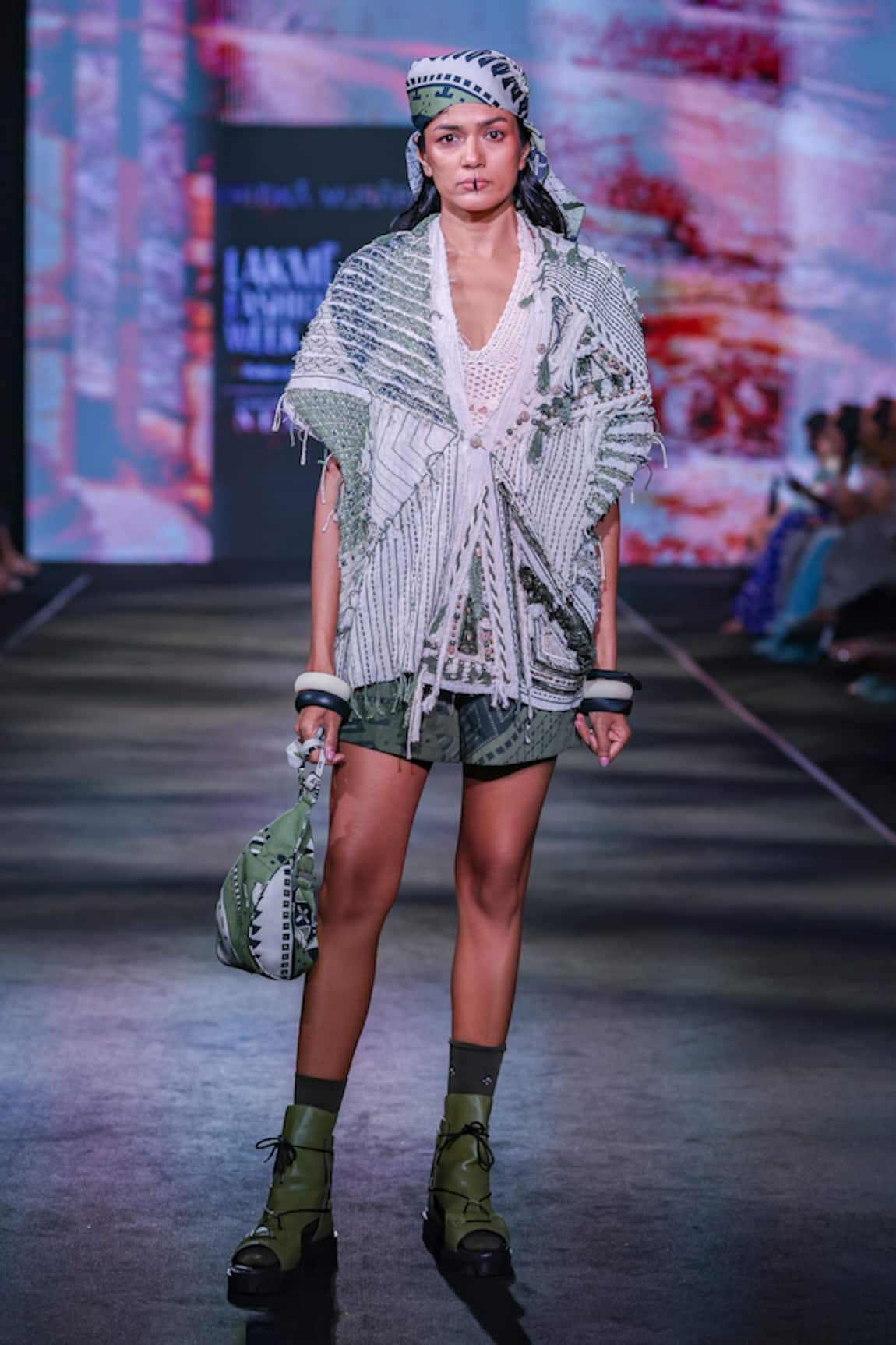 Kritika Murarka Mata Ortiz Print Cotton Shorts 