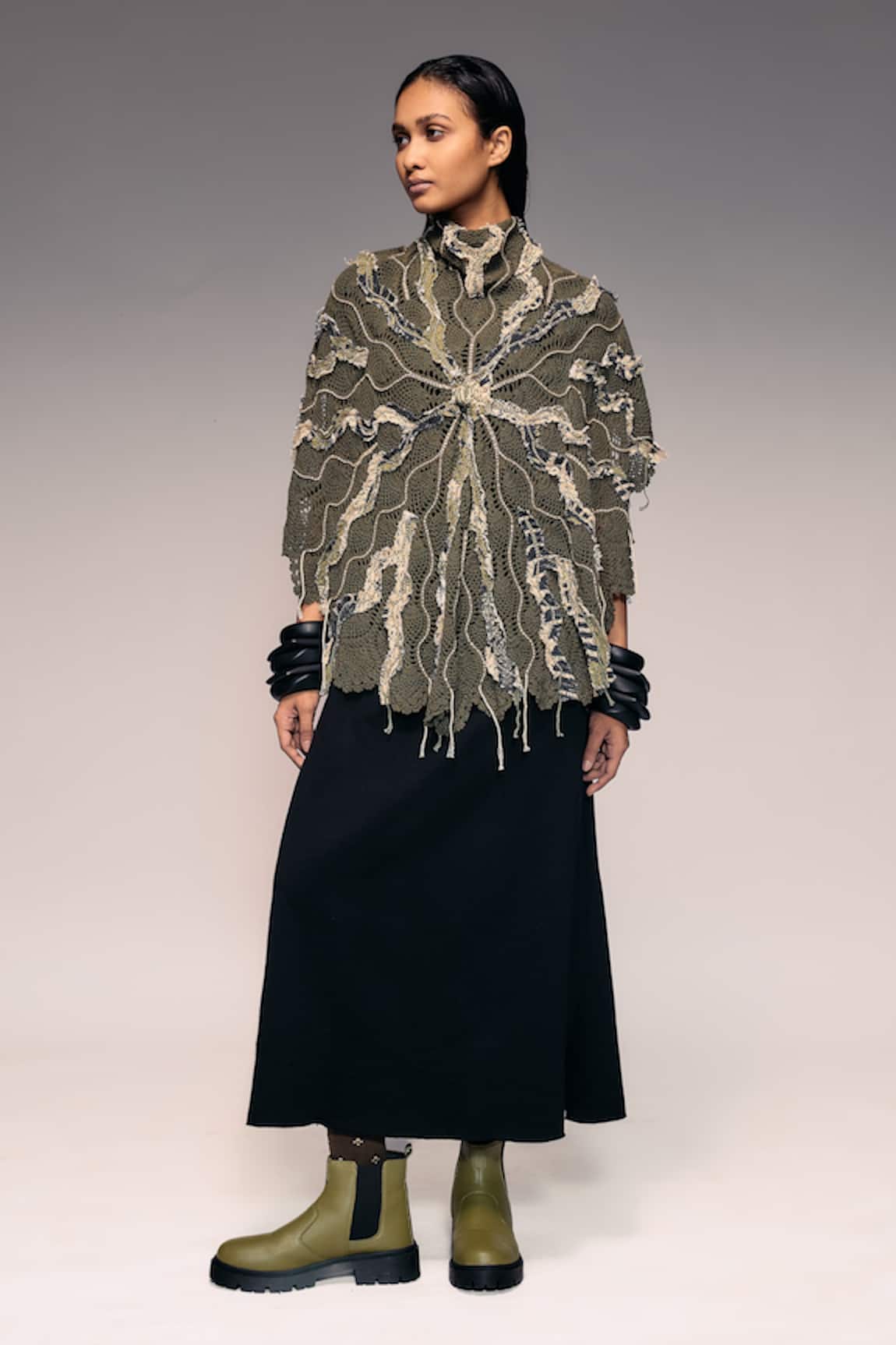 Kritika Murarka Knit Side Open Midi Dress