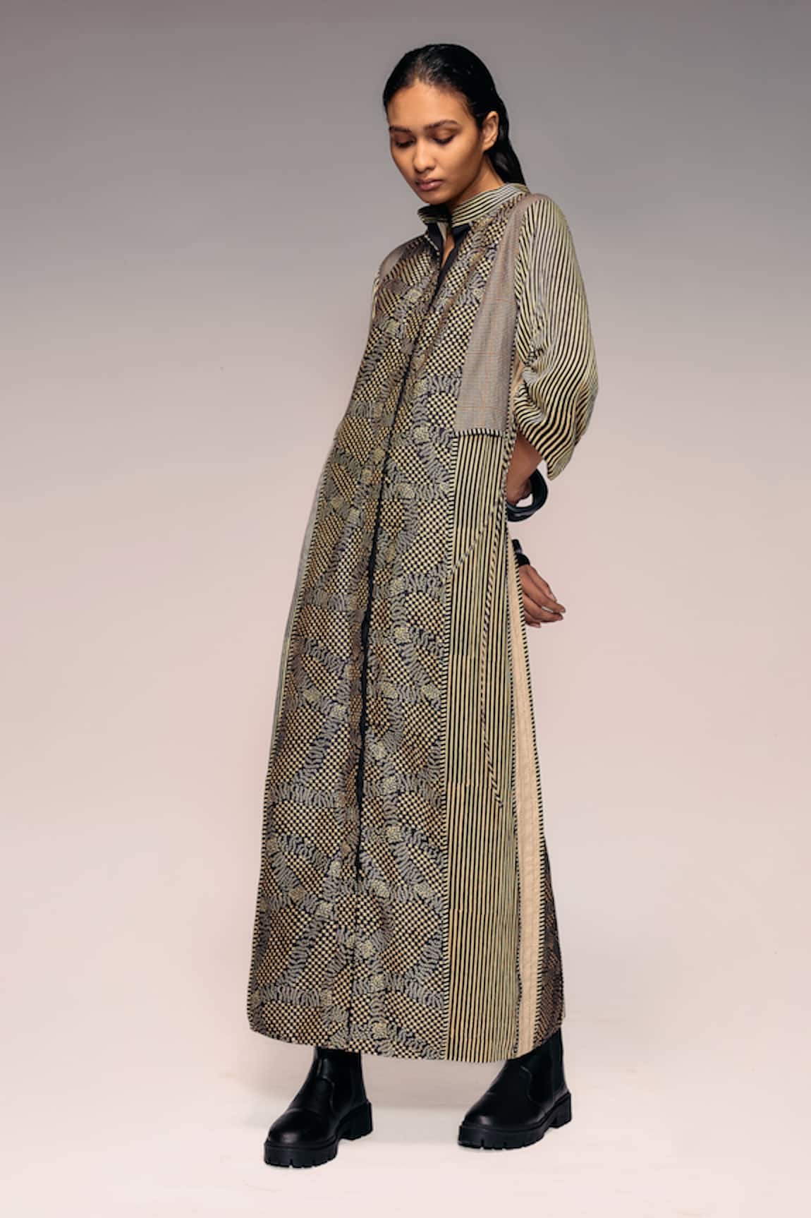 Kritika Murarka Print Panel Maxi Dress