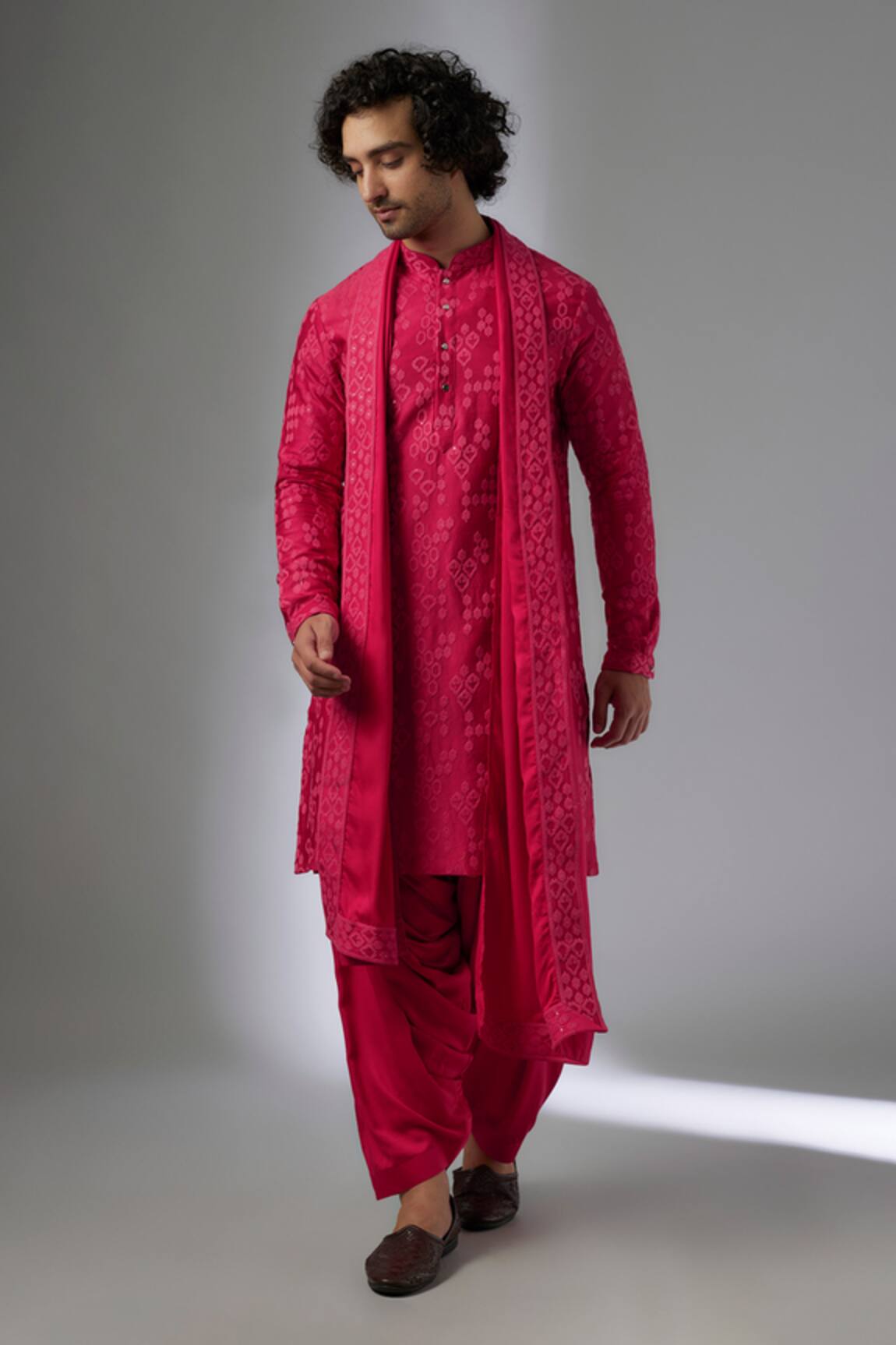 SALIL BHATIA Zari Mahal Sequins Embellished Kurta Set