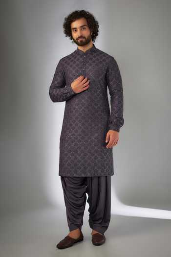 Salil Bhatia Rooh Mahal Thread Embellished Kurta Set