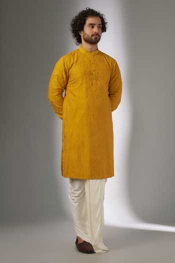 Salil Bhatia Draksh Mahal Thread Embellished Kurta Set 