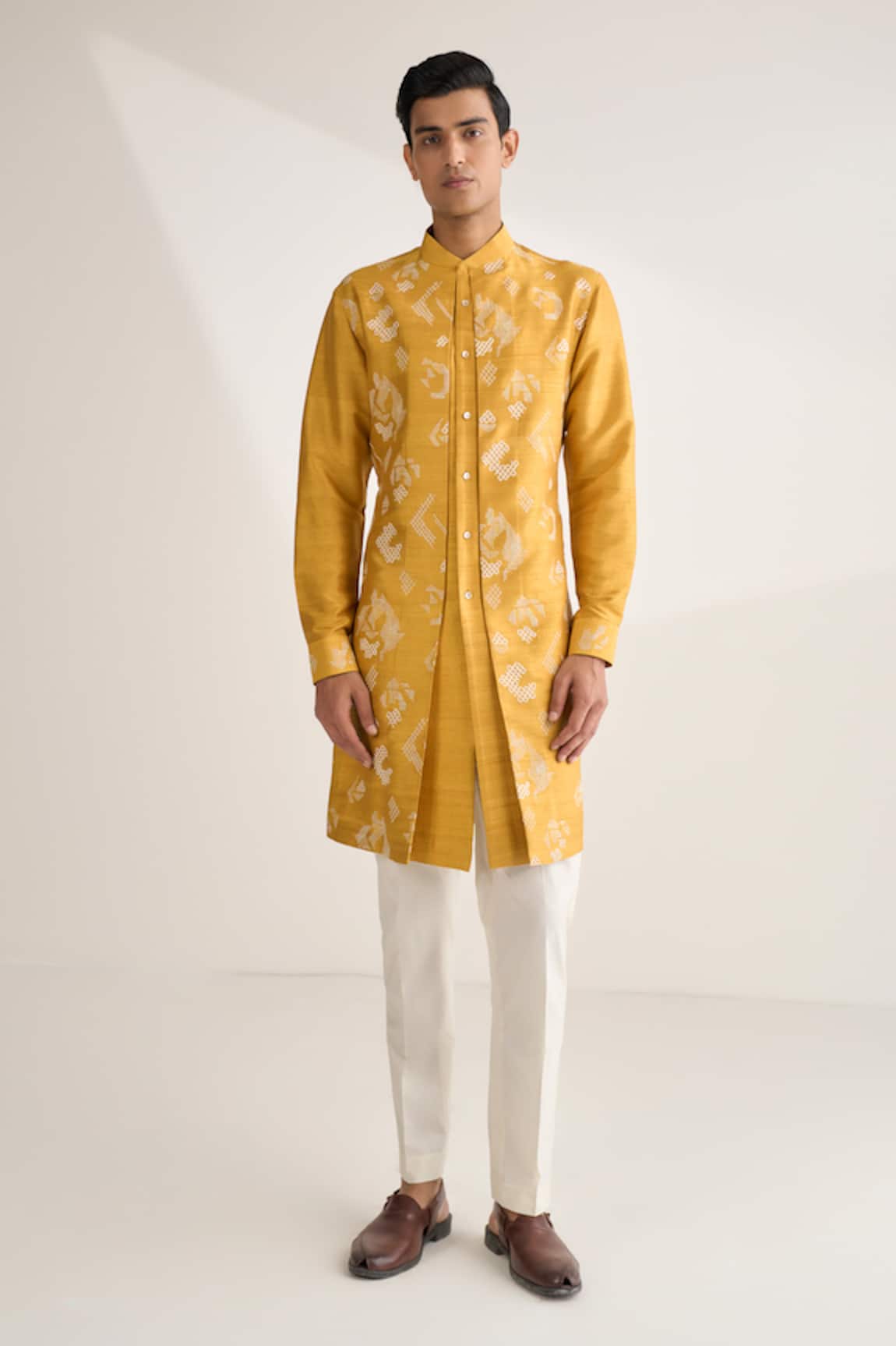 Dhruv Vaish Embroidered Contemporary Kurta Set