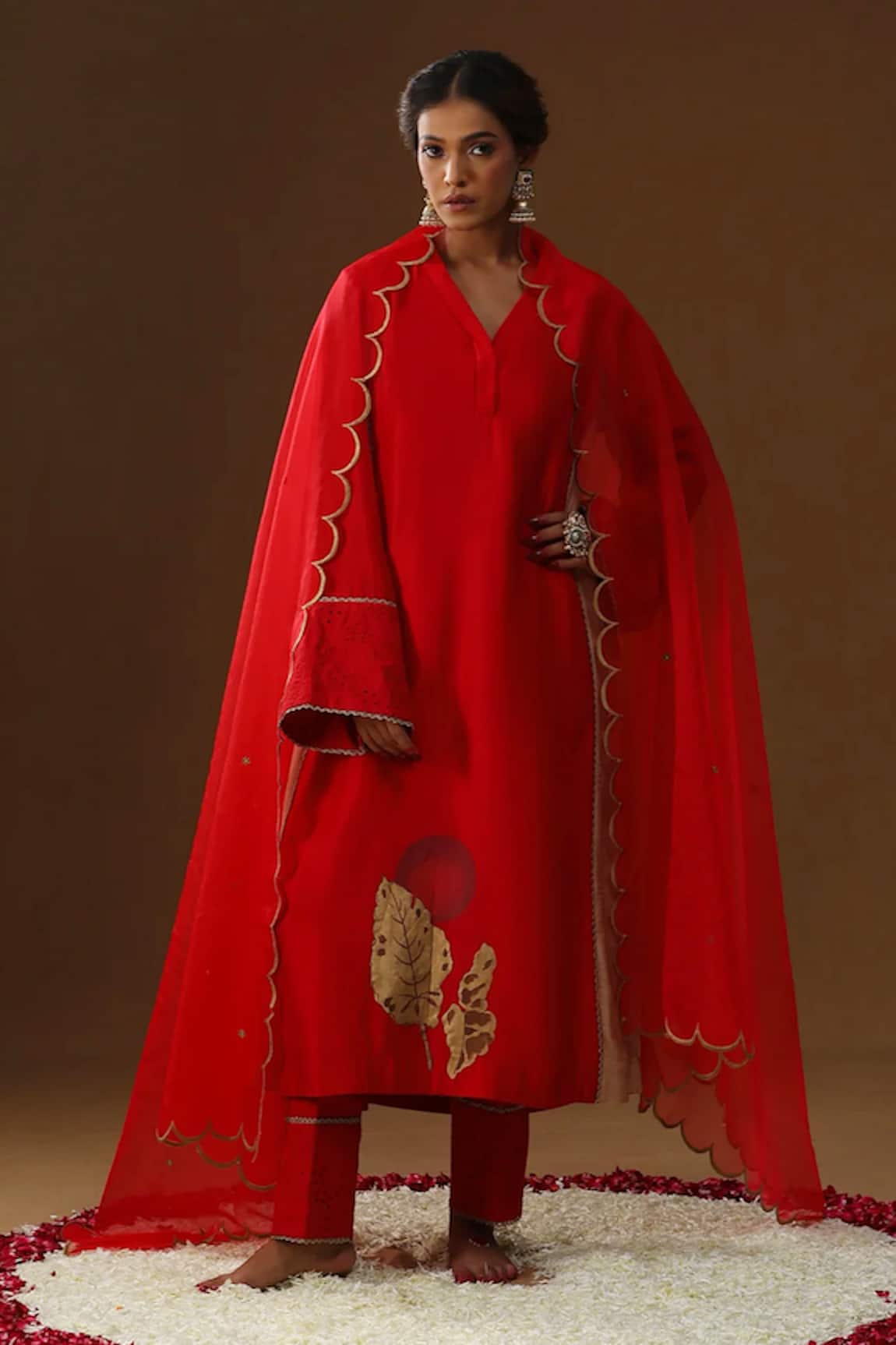 Arpita Sulakshana Sakhi Prem Hand Painted Kurta Set 