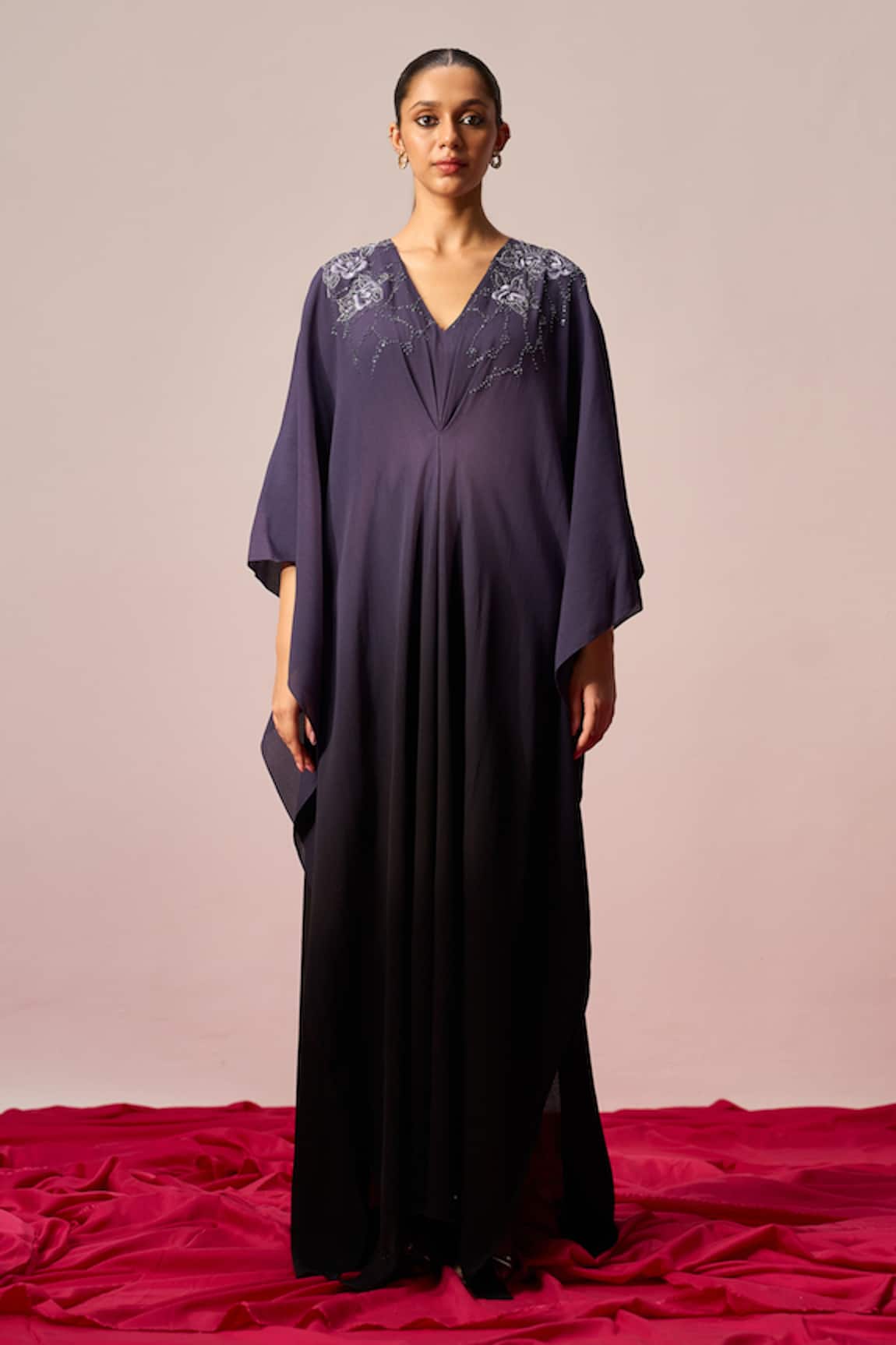 Sakshi Khetterpal Ombre Kaftan Dress  