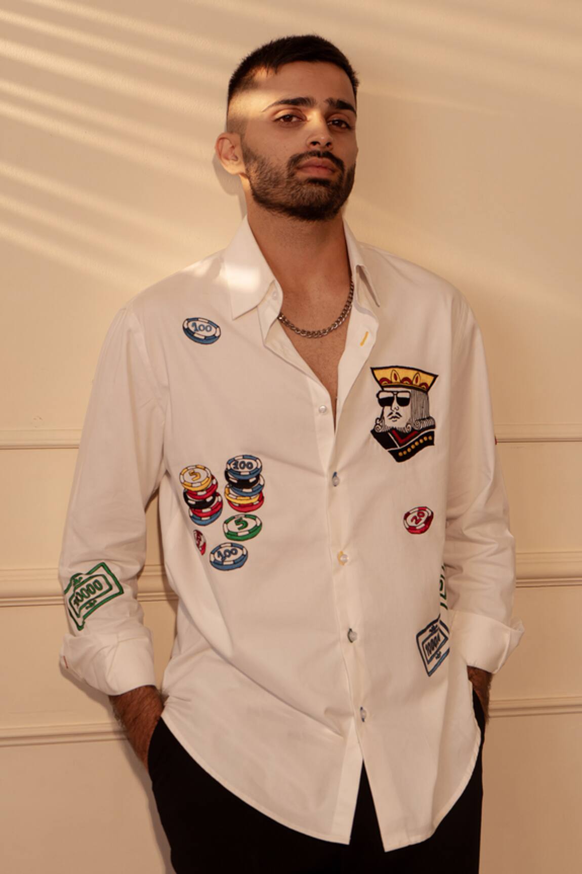 Rohit Doshi Garge Embroidered Shirt