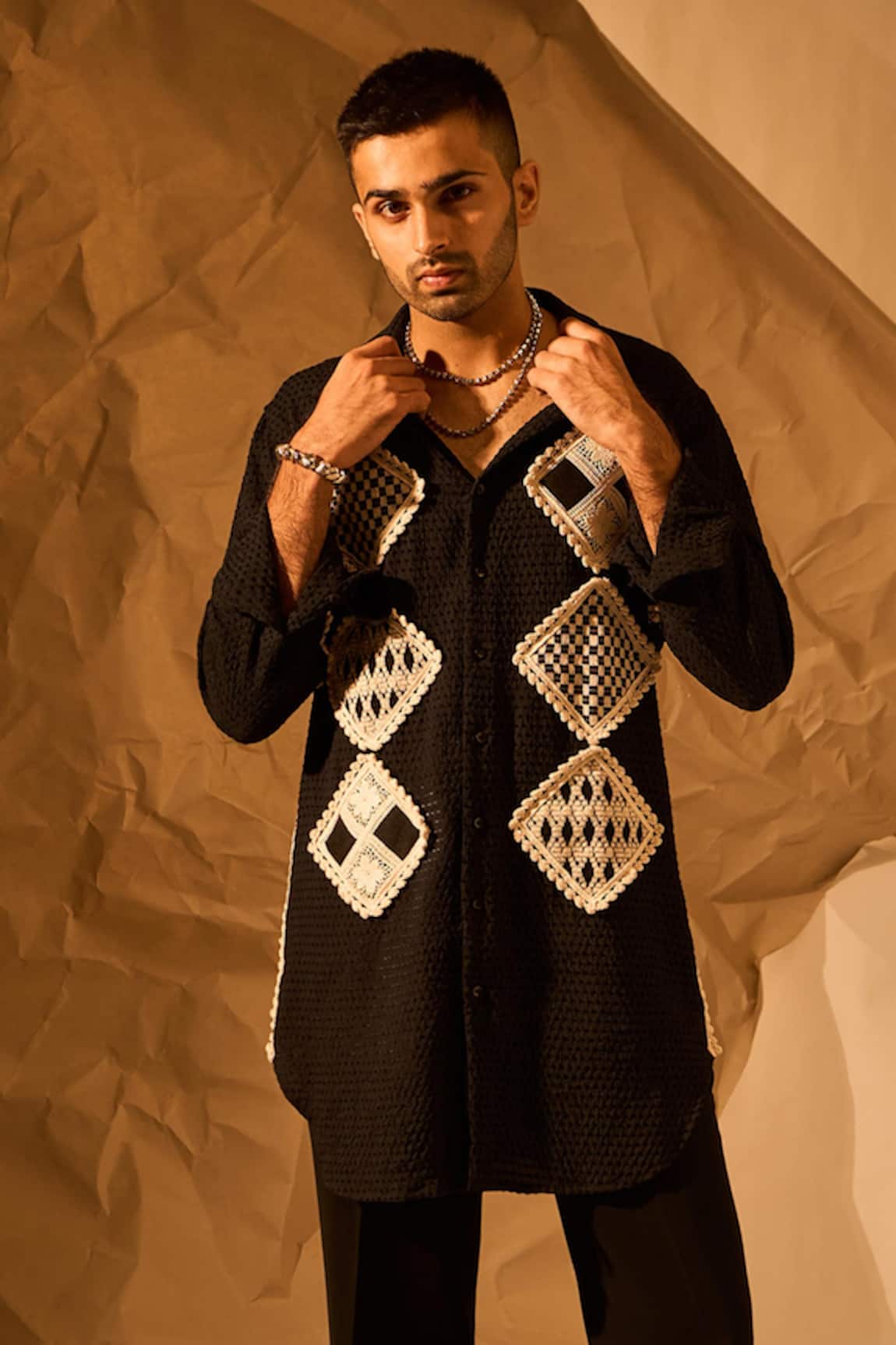 Rohit Doshi Geometric Pattern Shirt 