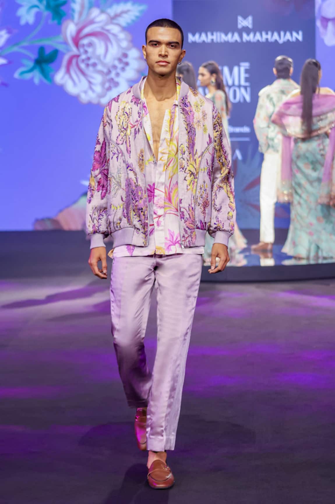 Mahima Mahajan Aalan Printed Quilted Bomber Jacket 