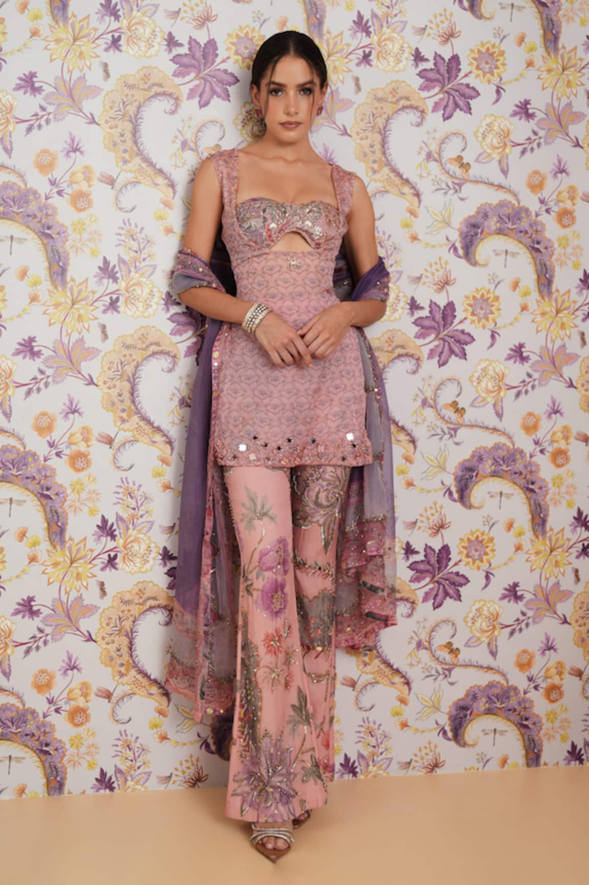 Mahima Mahajan Isra Floral Print Kurta Set