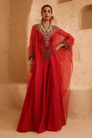 Ridhima Bhasin Kair Embroidered Kaftan & Pant Set