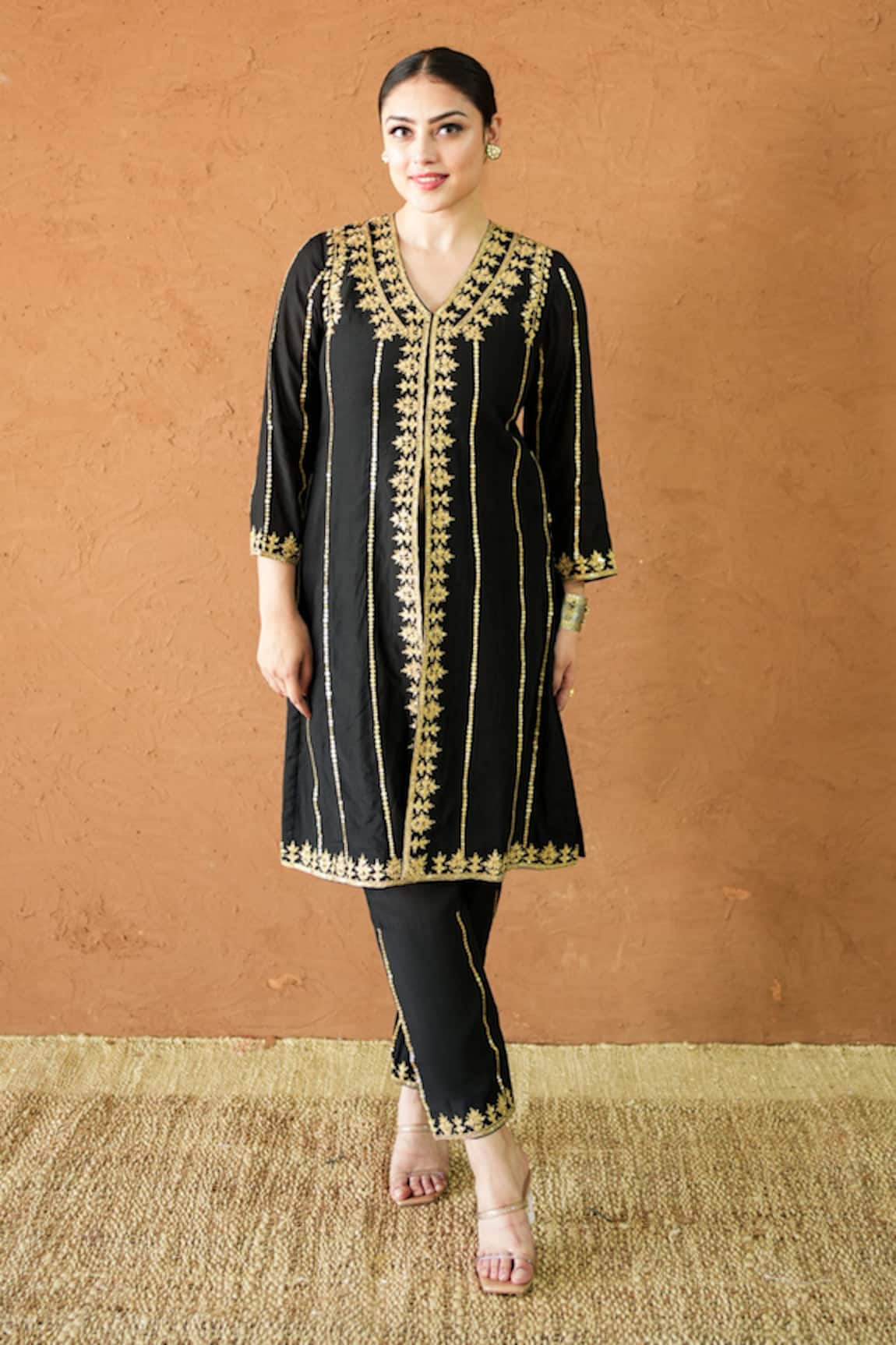 Gulabo Jaipur Hand Work Embroidered Kurta & Pant Set