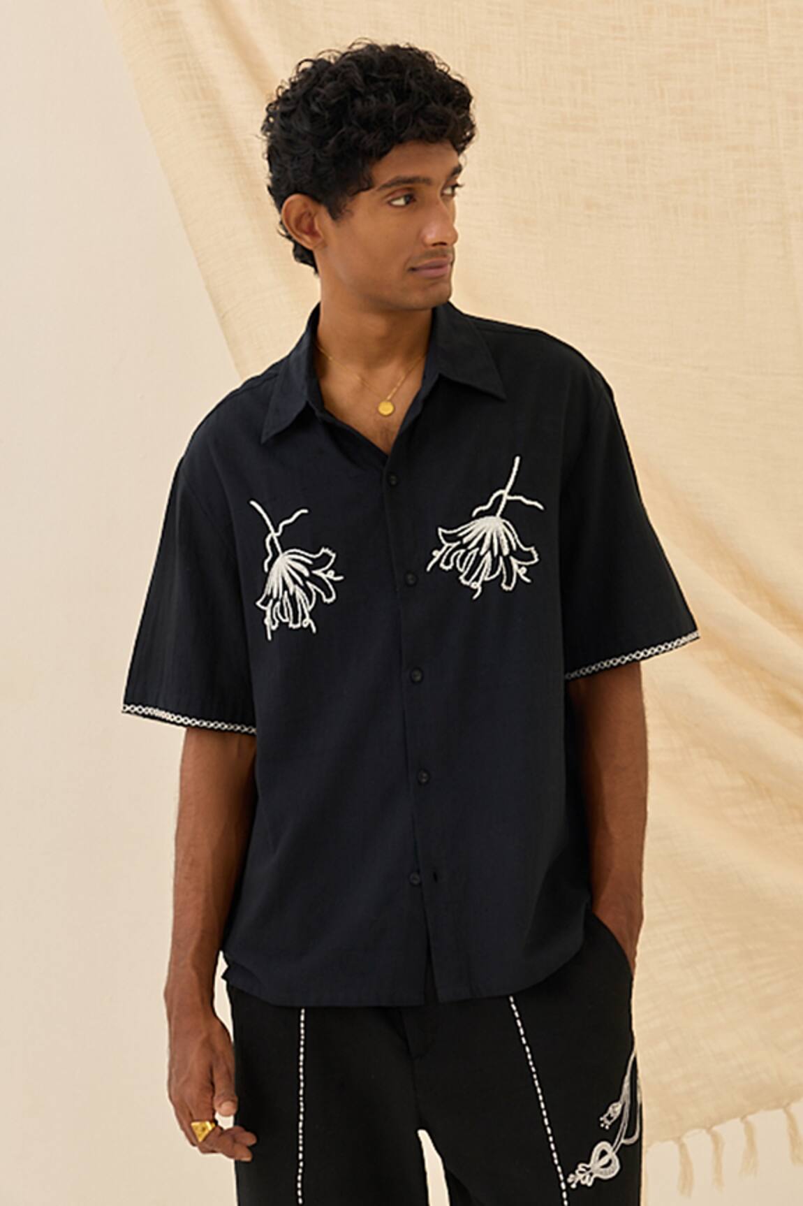 Jodi Jugnu Handloom Boxy Fit Shirt 