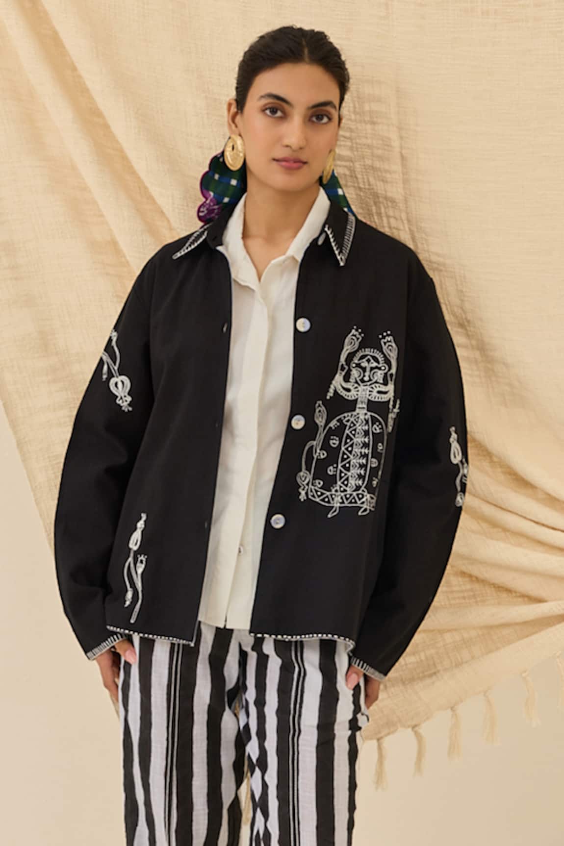 Jodi Jugnu Embroidered Jacket