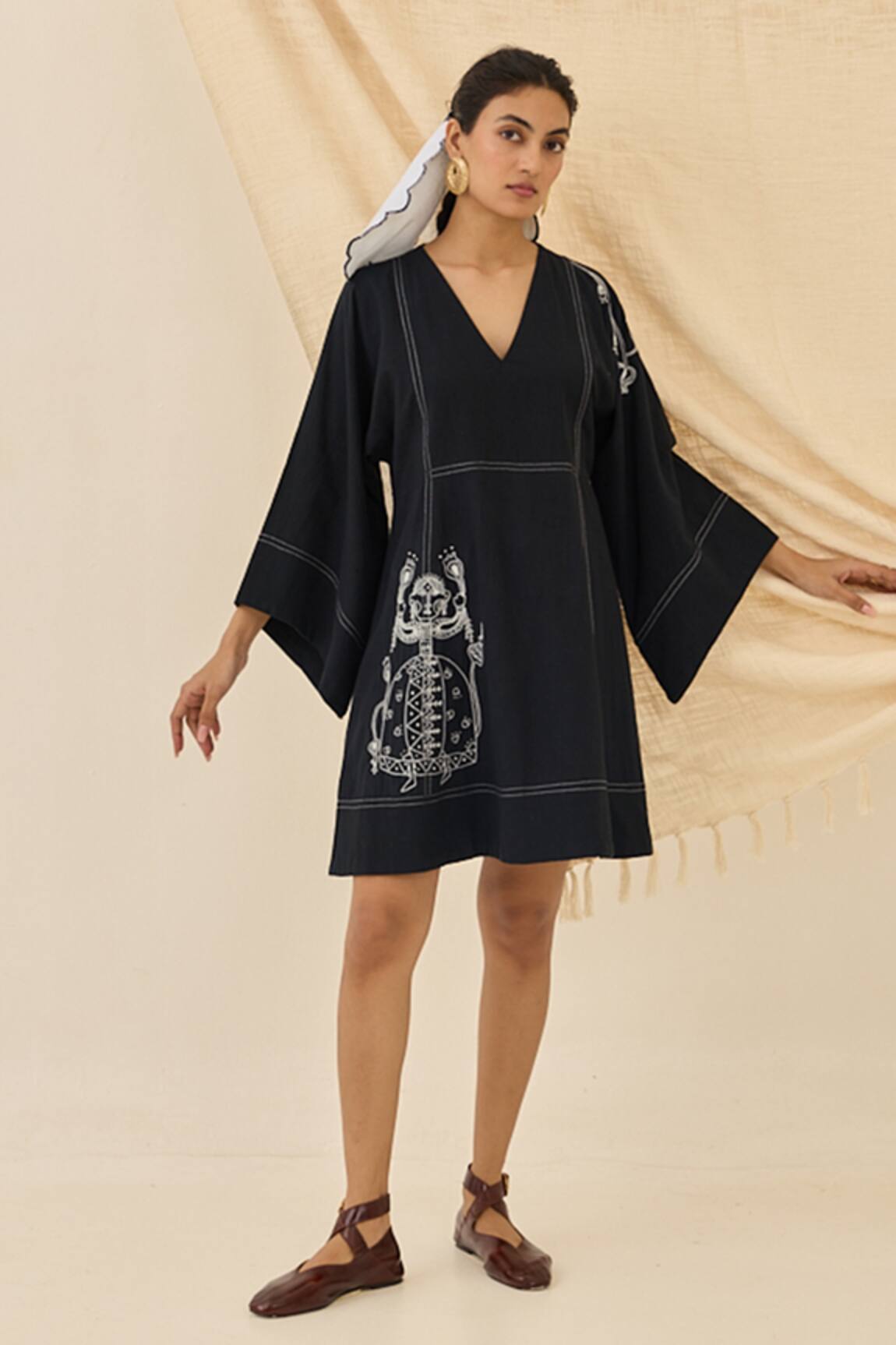 Jodi Jugnu Embroidered Dress