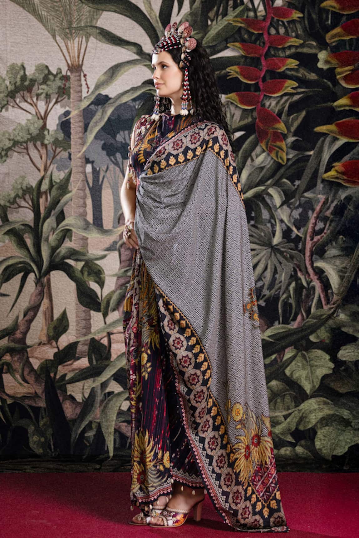 Rajdeep Ranawat Bethari Urmila Saree Gown 