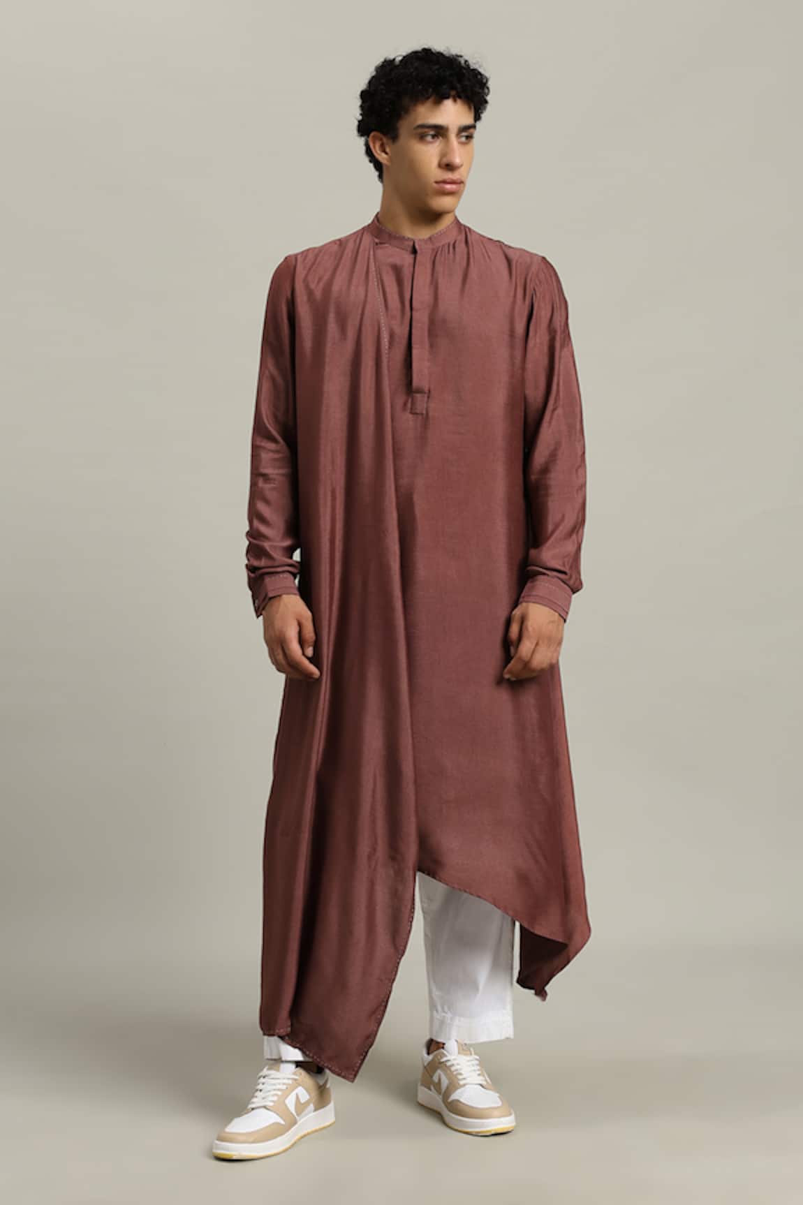 Studio Error Side Box Draped Kurta