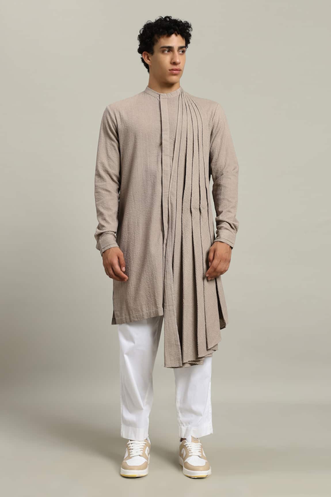 Studio Error Front Draped Kurta