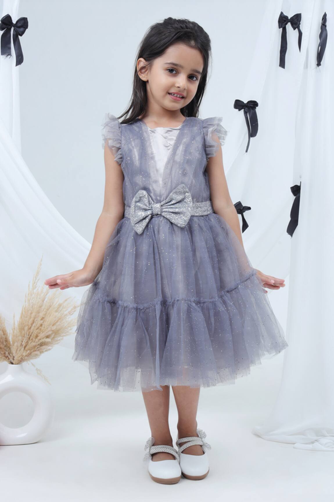 Lil Drama Sleeveless Tiered Dress