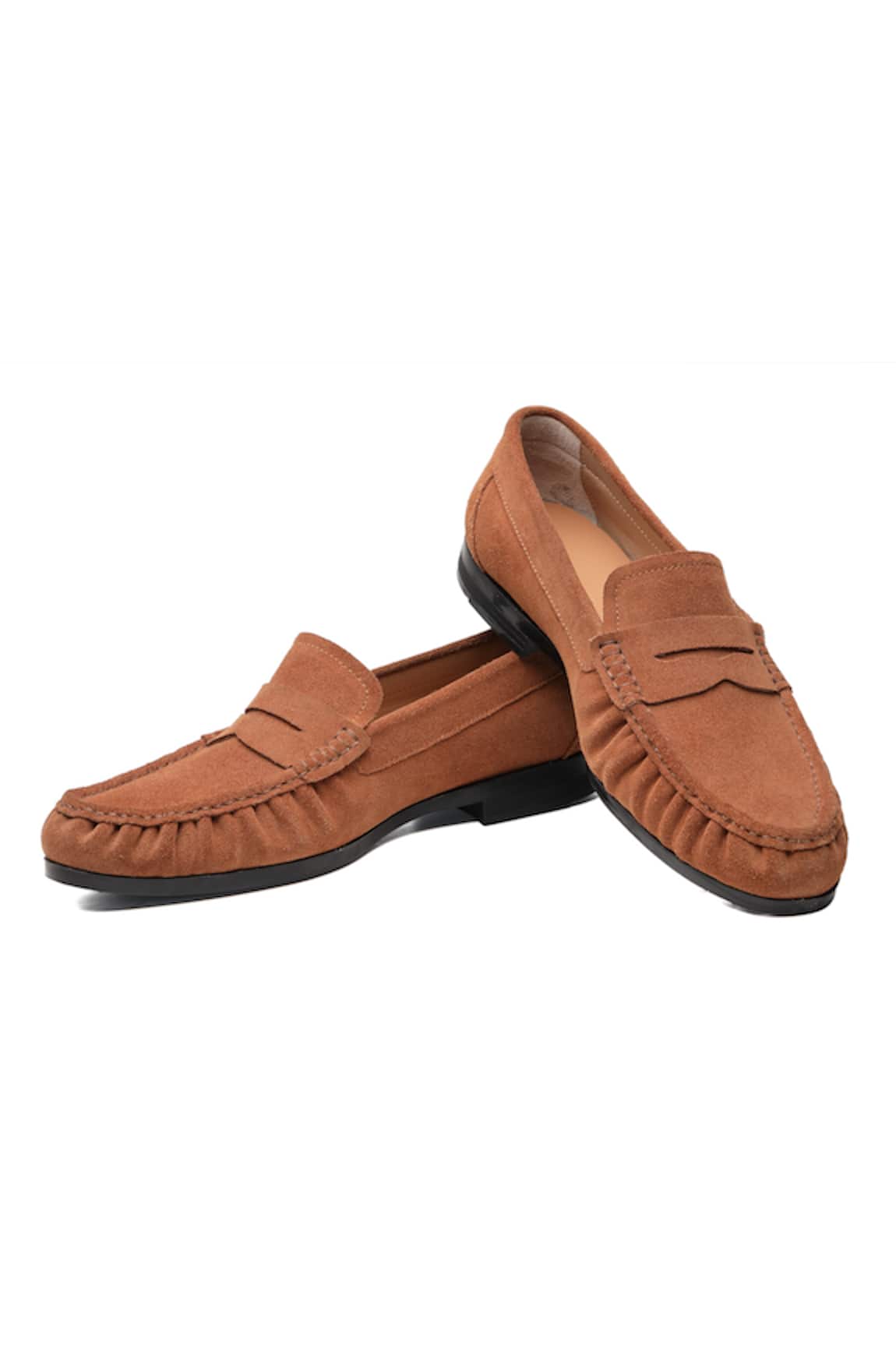 Shutiq Phillos Suede Slip On Loafers 