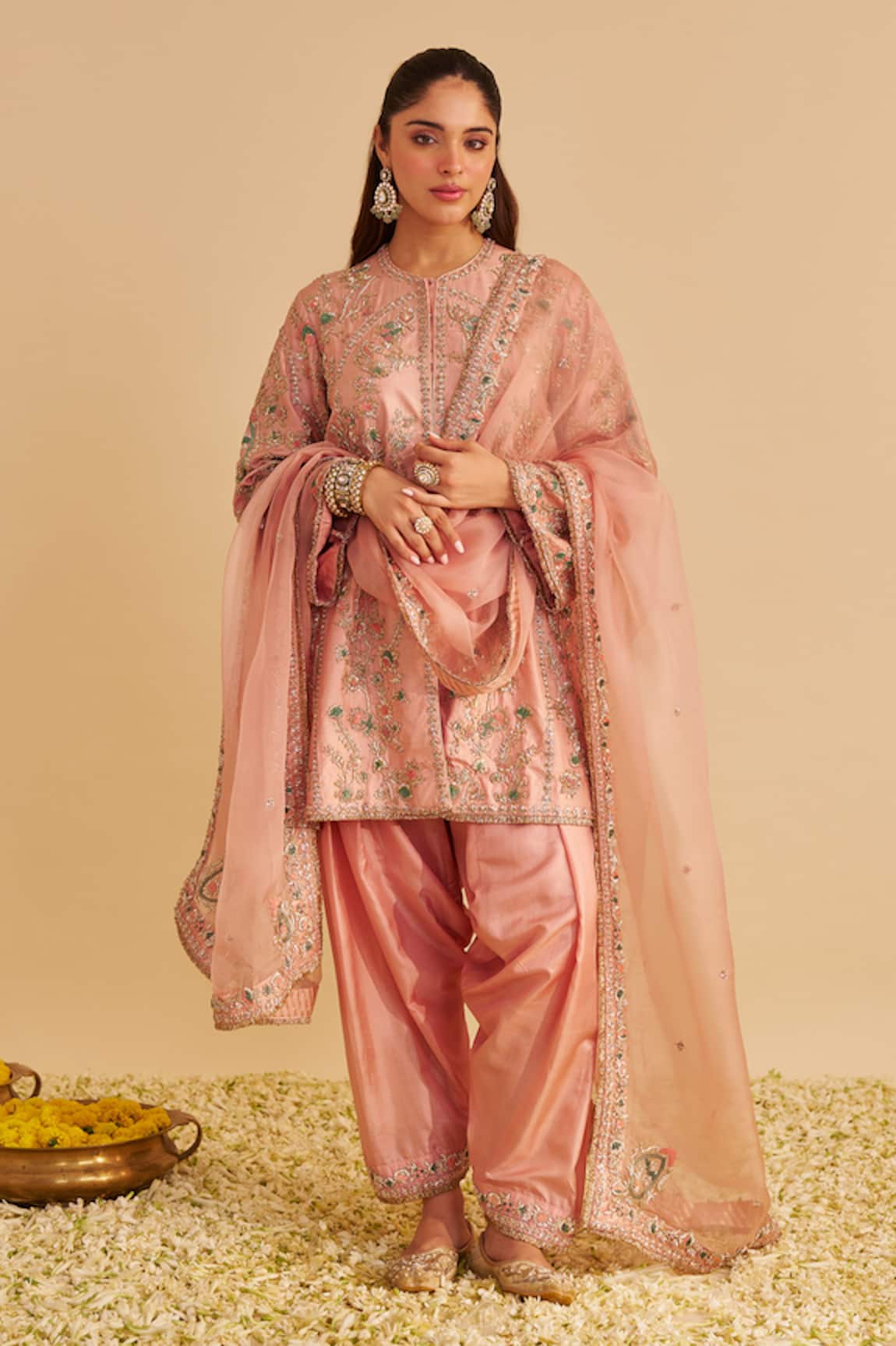 Sheetal Batra Alira Embroidered Kurta Salwar Set