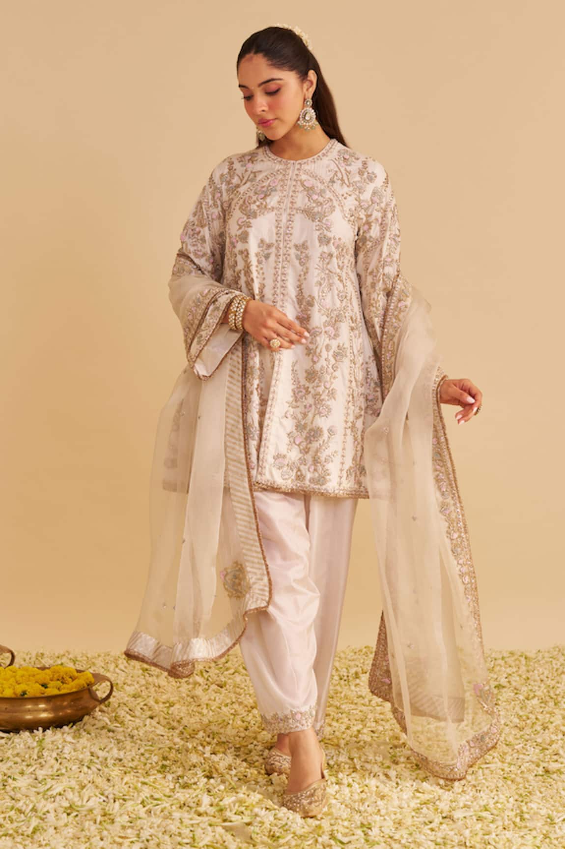 Sheetal Batra Alira Embroidered Kurta Salwar Set